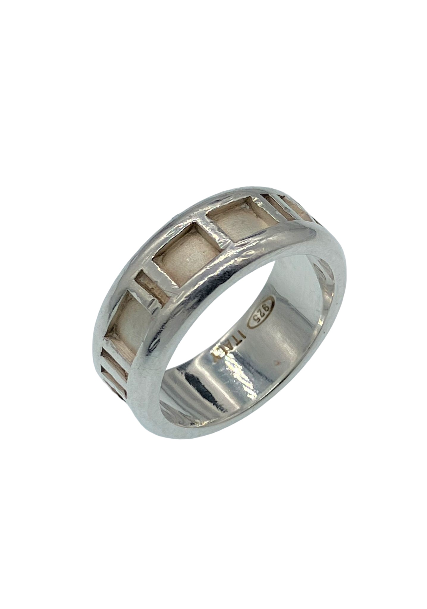 Tiffany & Co Thick Atlas Ring Size L - Photo 1
