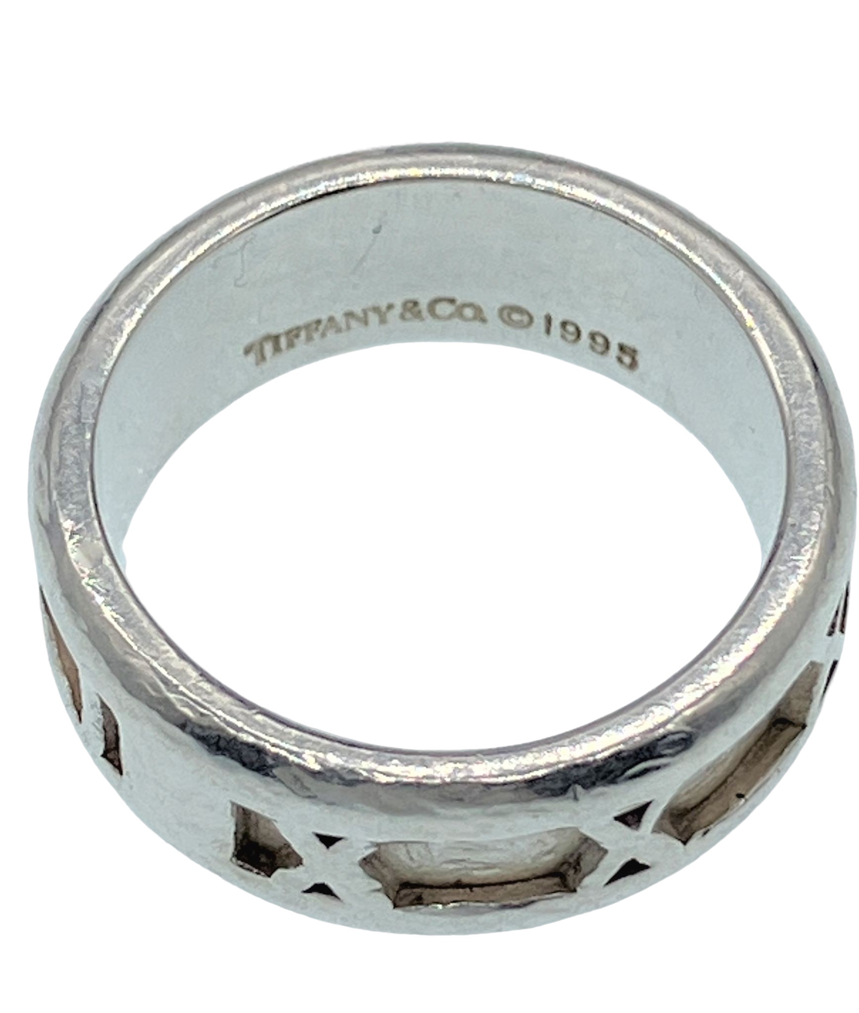 Tiffany & Co Thick Atlas Ring Size L - Photo 3