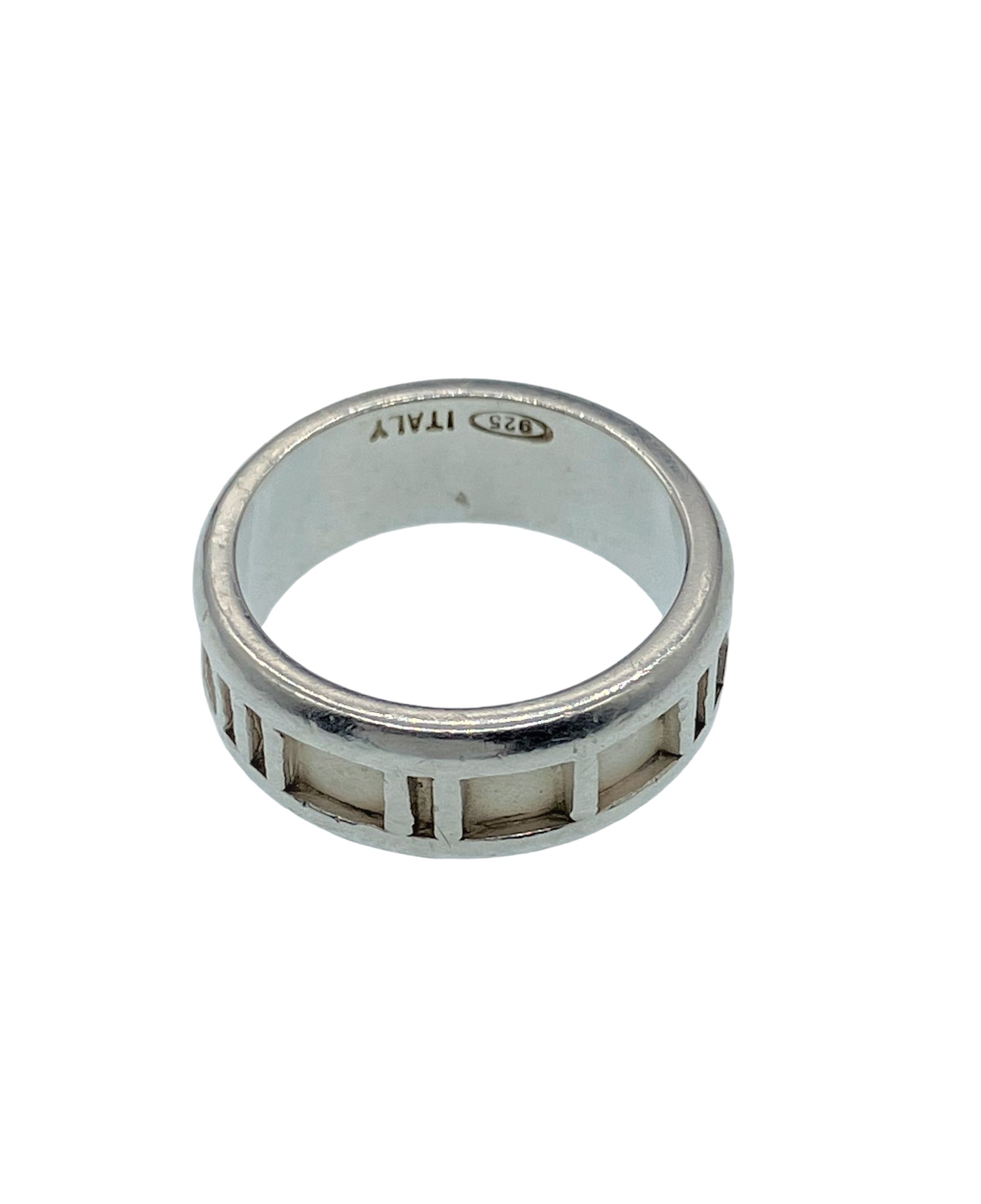 Tiffany & Co Thick Atlas Ring Size L - Photo 5