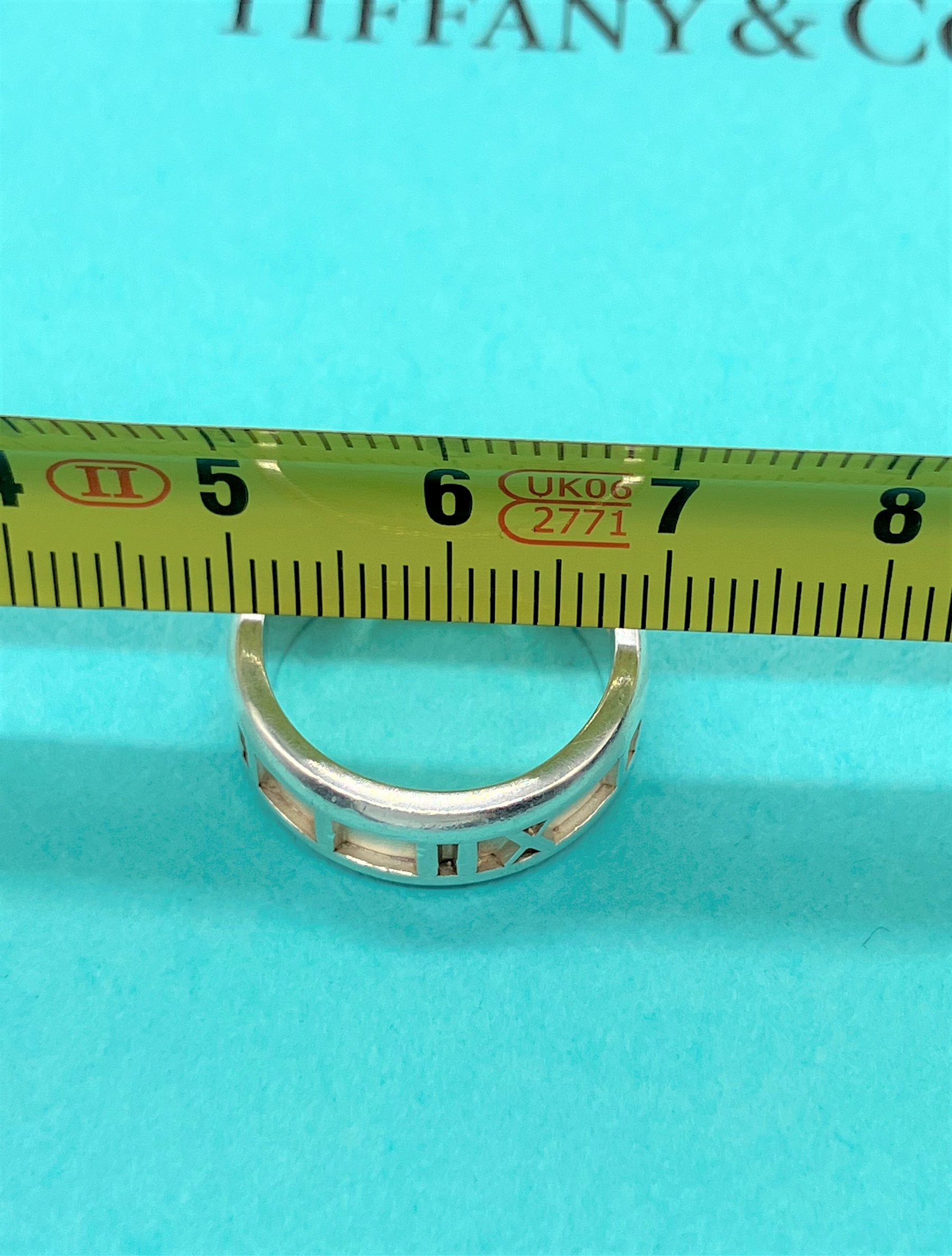 Tiffany & Co Thick Atlas Ring Size L - Photo 7
