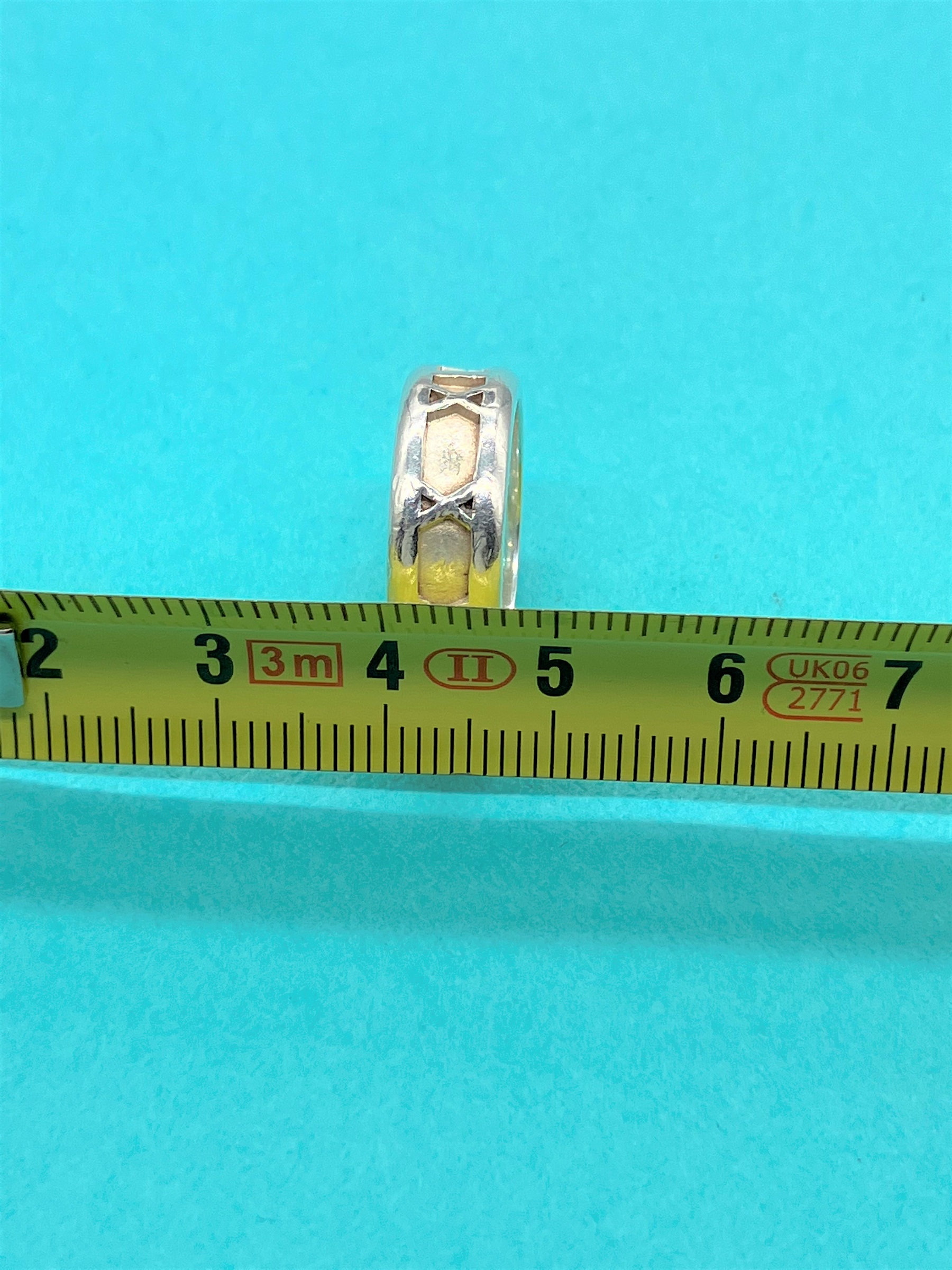 Tiffany & Co Thick Atlas Ring Size L - Photo 8