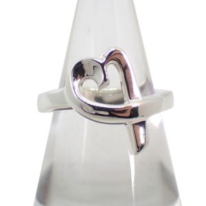 Tiffany & Co. Loving Heart Ring in Silver Size K - Photo 1