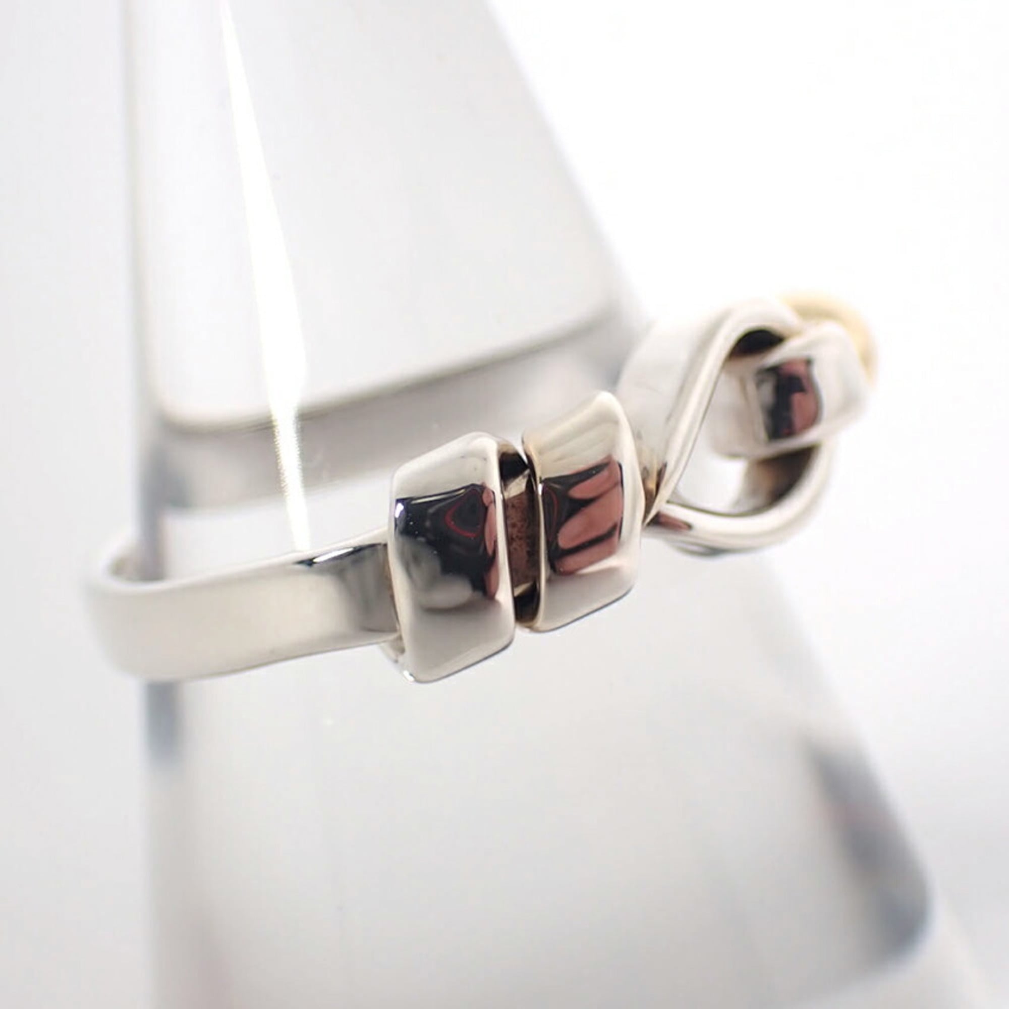 TIFFANY 925 750 Hook & Eye Ring Size L 1/2 - Photo 3