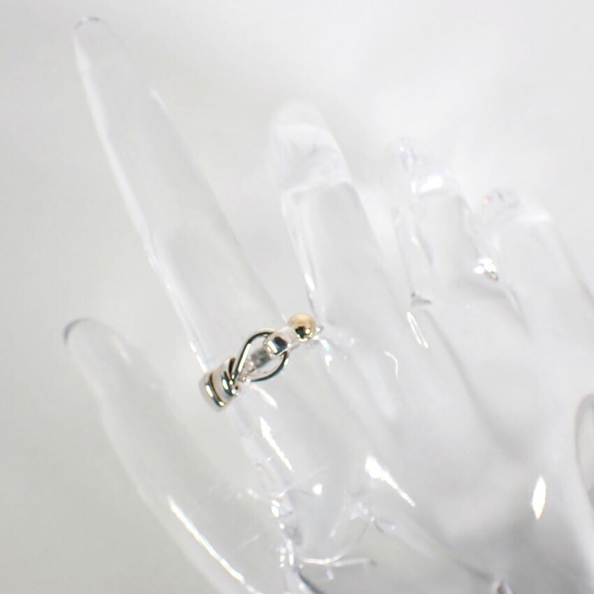 TIFFANY 925 750 Hook & Eye Ring Size L 1/2 - Photo 5