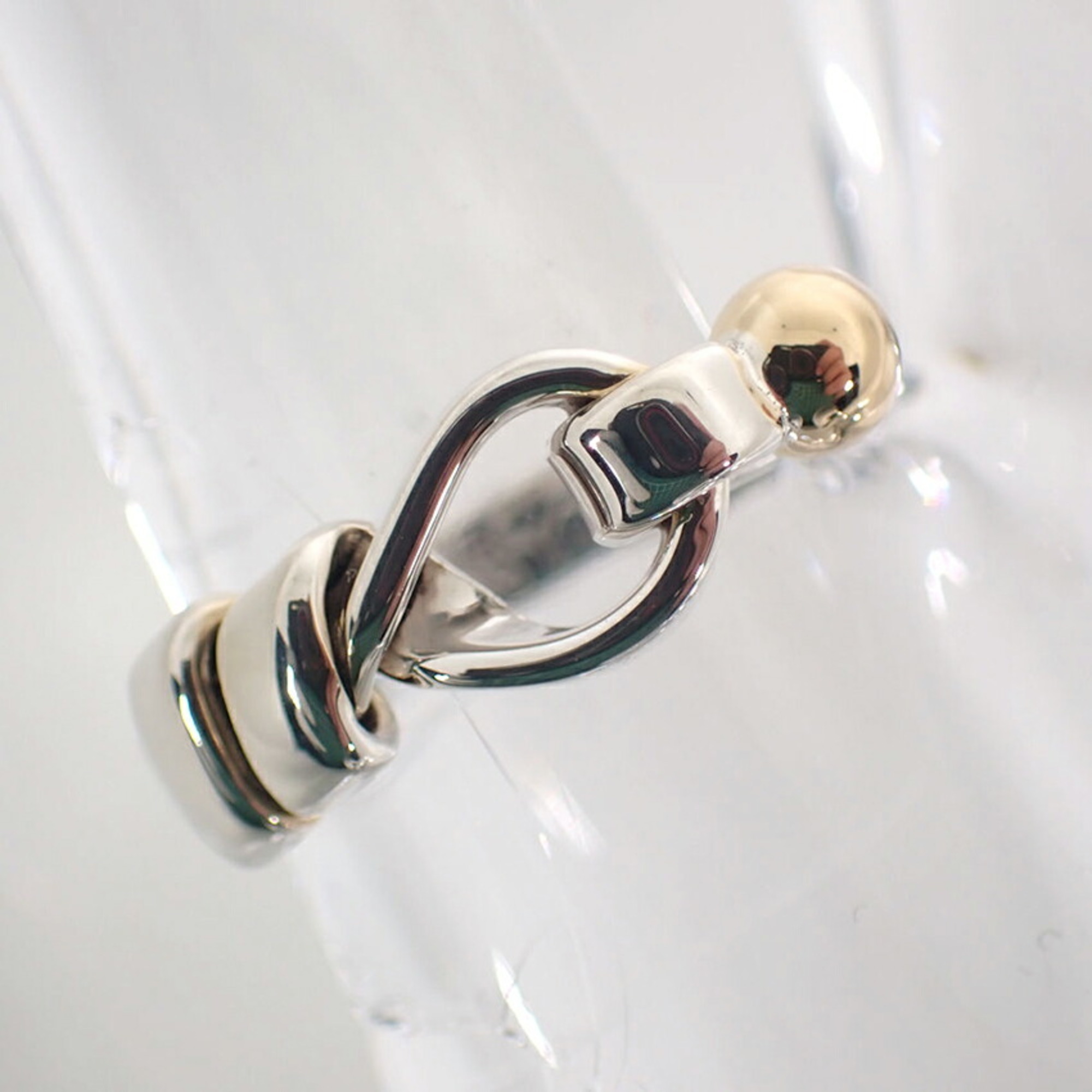 TIFFANY 925 750 Hook & Eye Ring Size L 1/2 - Photo 6