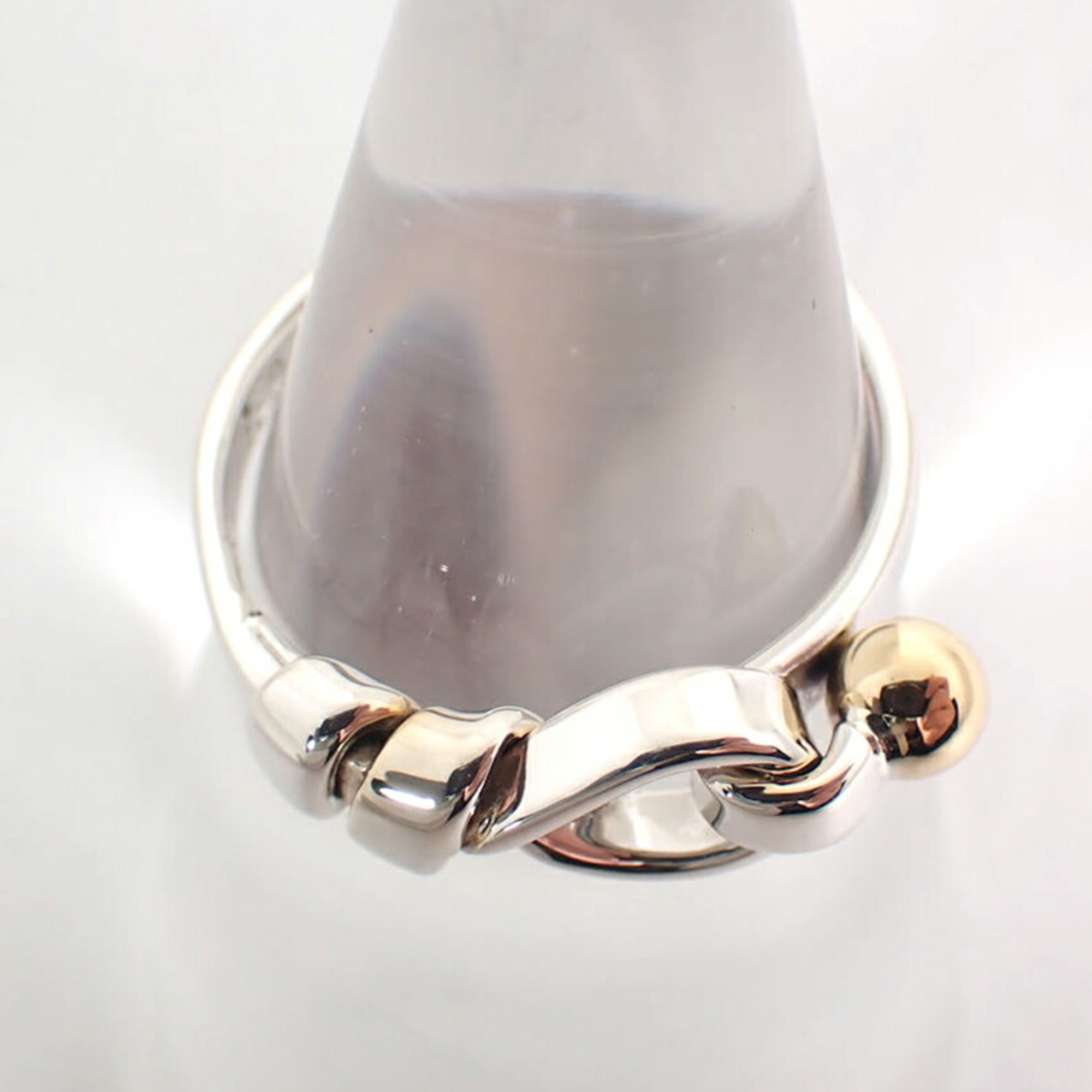 TIFFANY 925 750 Hook & Eye Ring Size L 1/2 - Photo 9