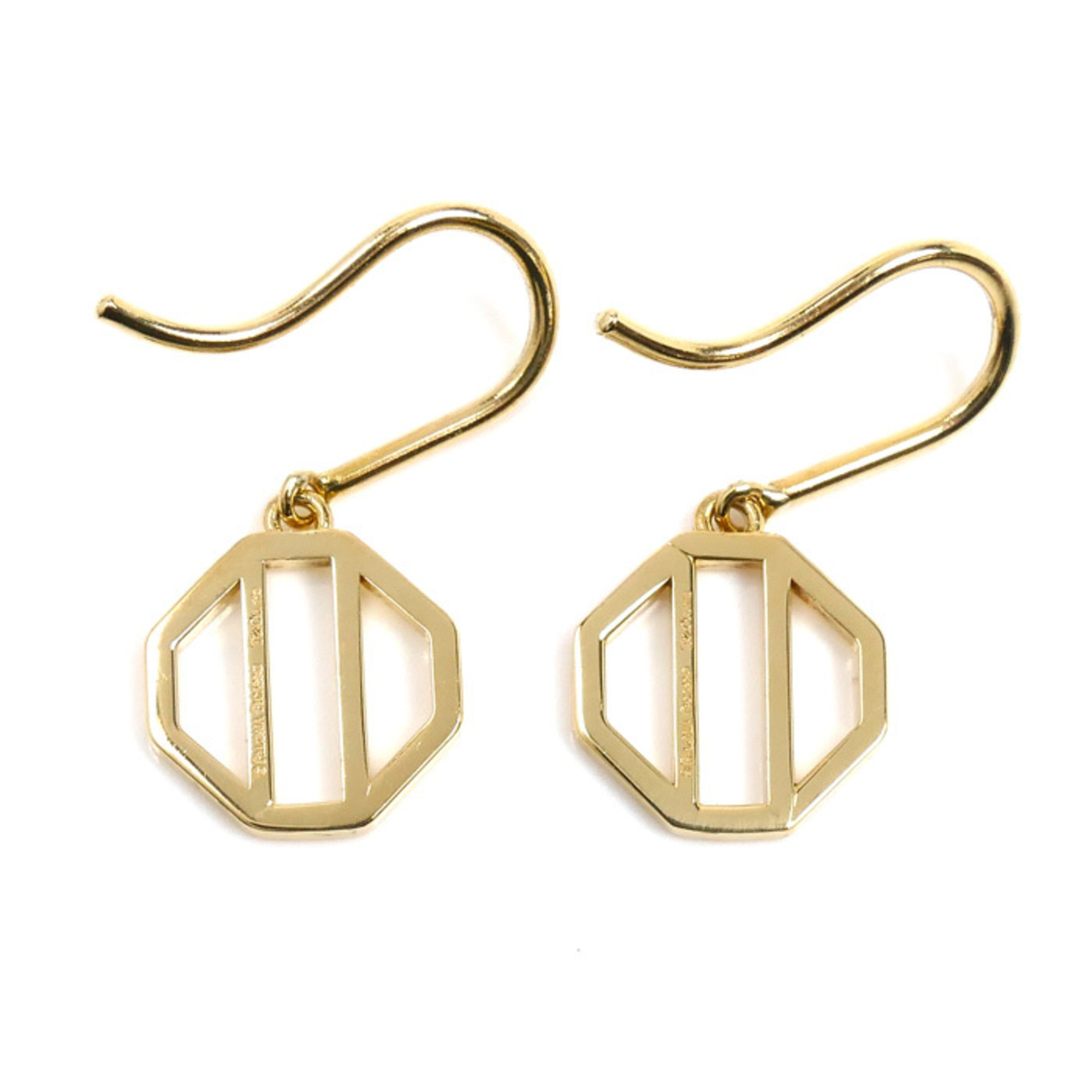 TIFFANY & Co. Tiffany 18KYG Yellow Gold Zellige Earrings 2.0g Women’s - Photo 2