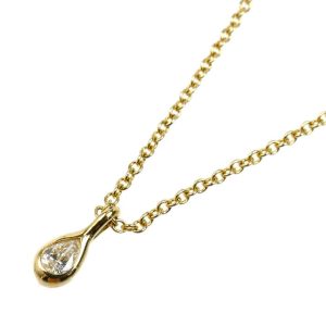 TIFFANY & Co. Tiffany 18K Yellow Gold By the Yard Necklace 60994080 2.1g Diamond 40.5cm Women’s - Photo 1