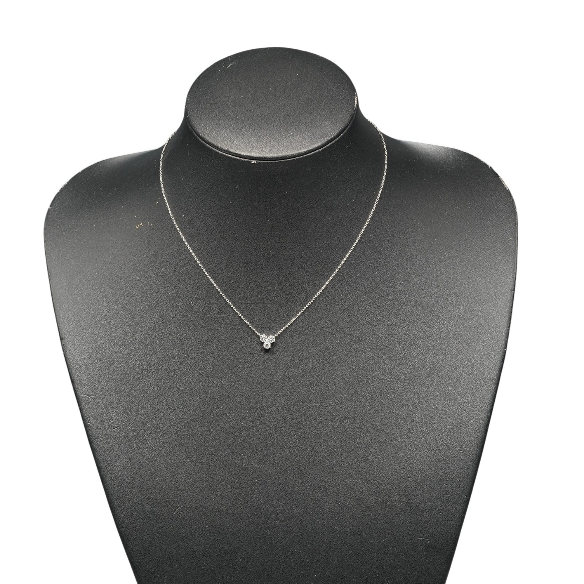 Tiffany & Co. Aria necklace in platinum (Pt950) with diamonds approximately 2.68g. - Photo 2