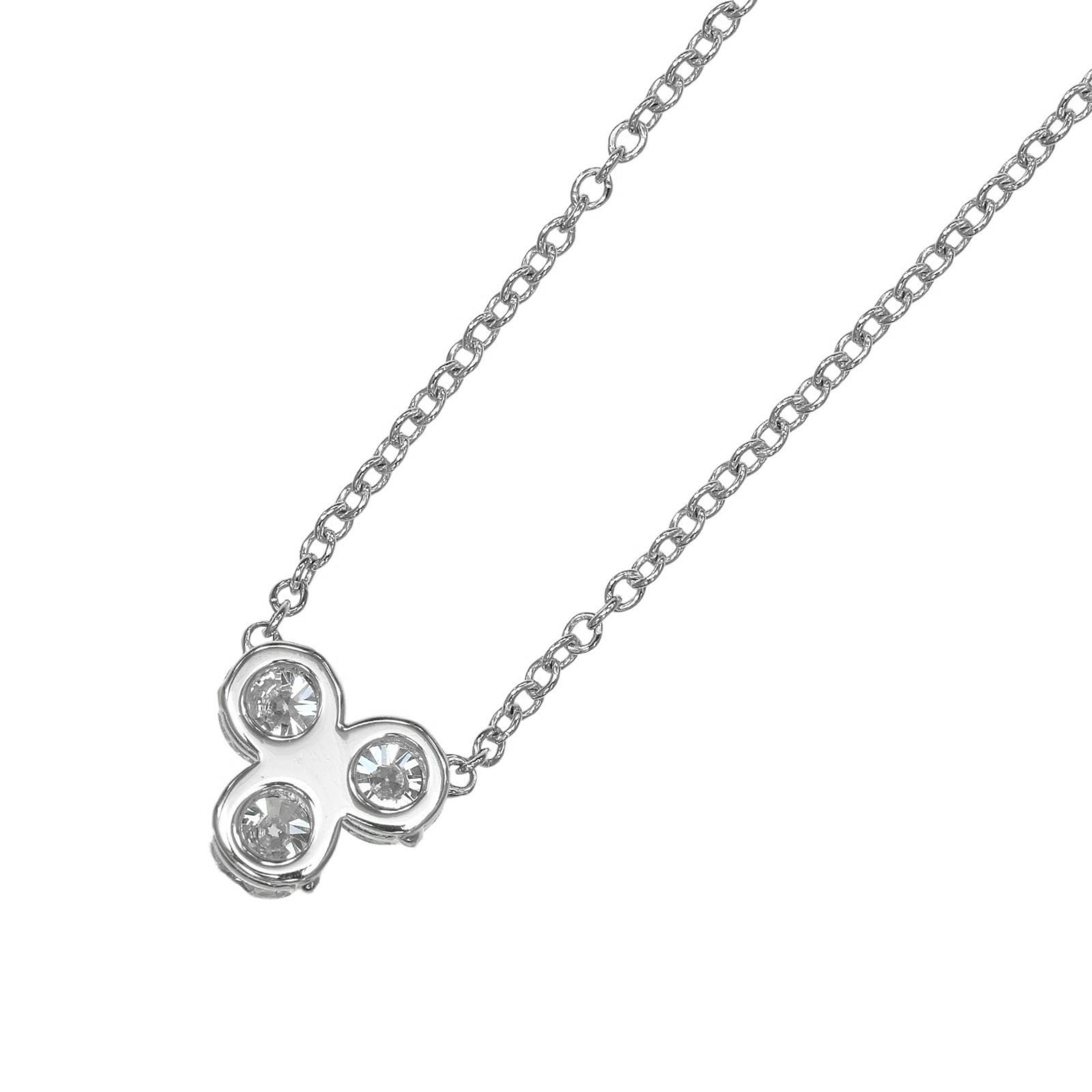 Tiffany & Co. Aria necklace in platinum (Pt950) with diamonds approximately 2.68g. - Photo 3