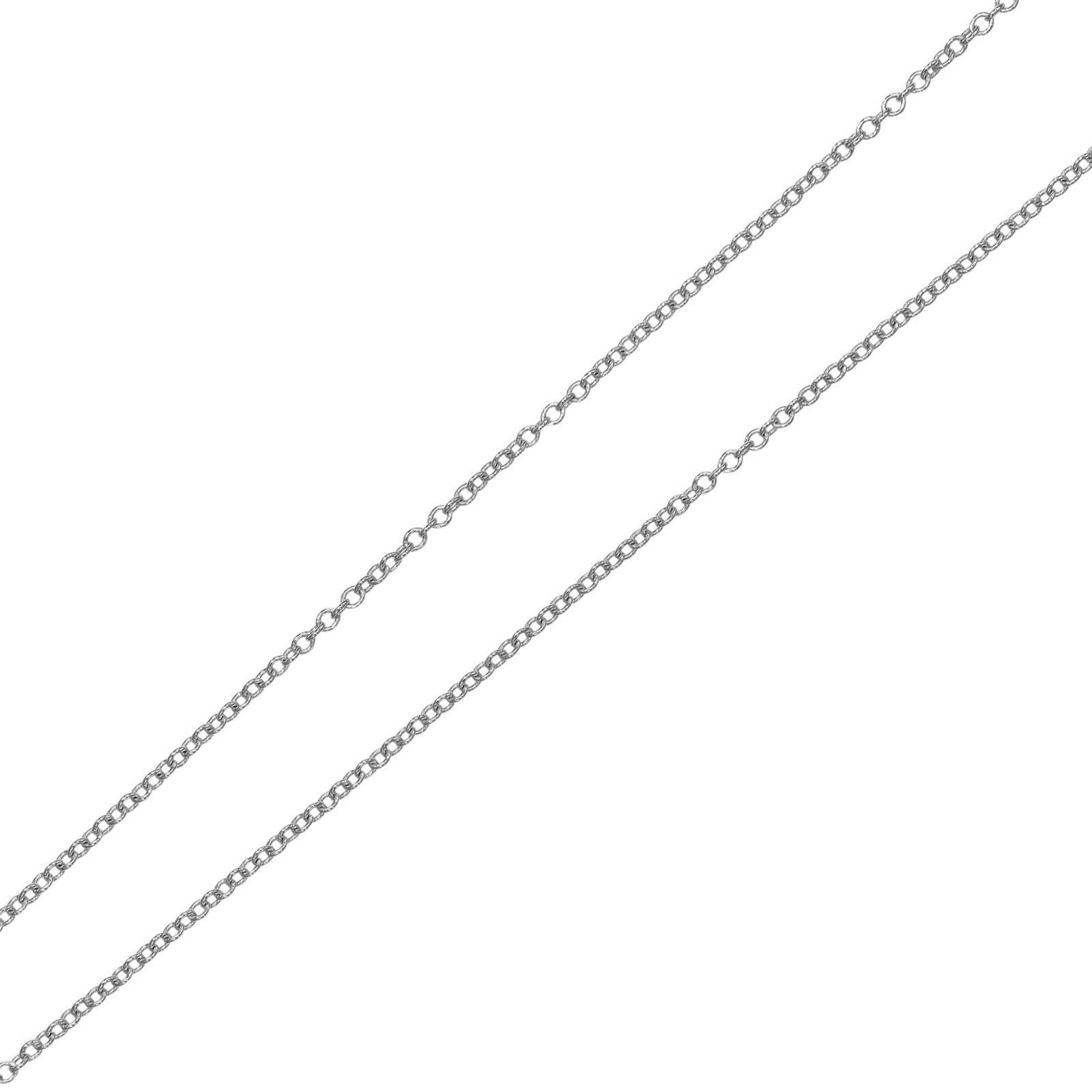 Tiffany & Co. Aria necklace in platinum (Pt950) with diamonds approximately 2.68g. - Photo 4