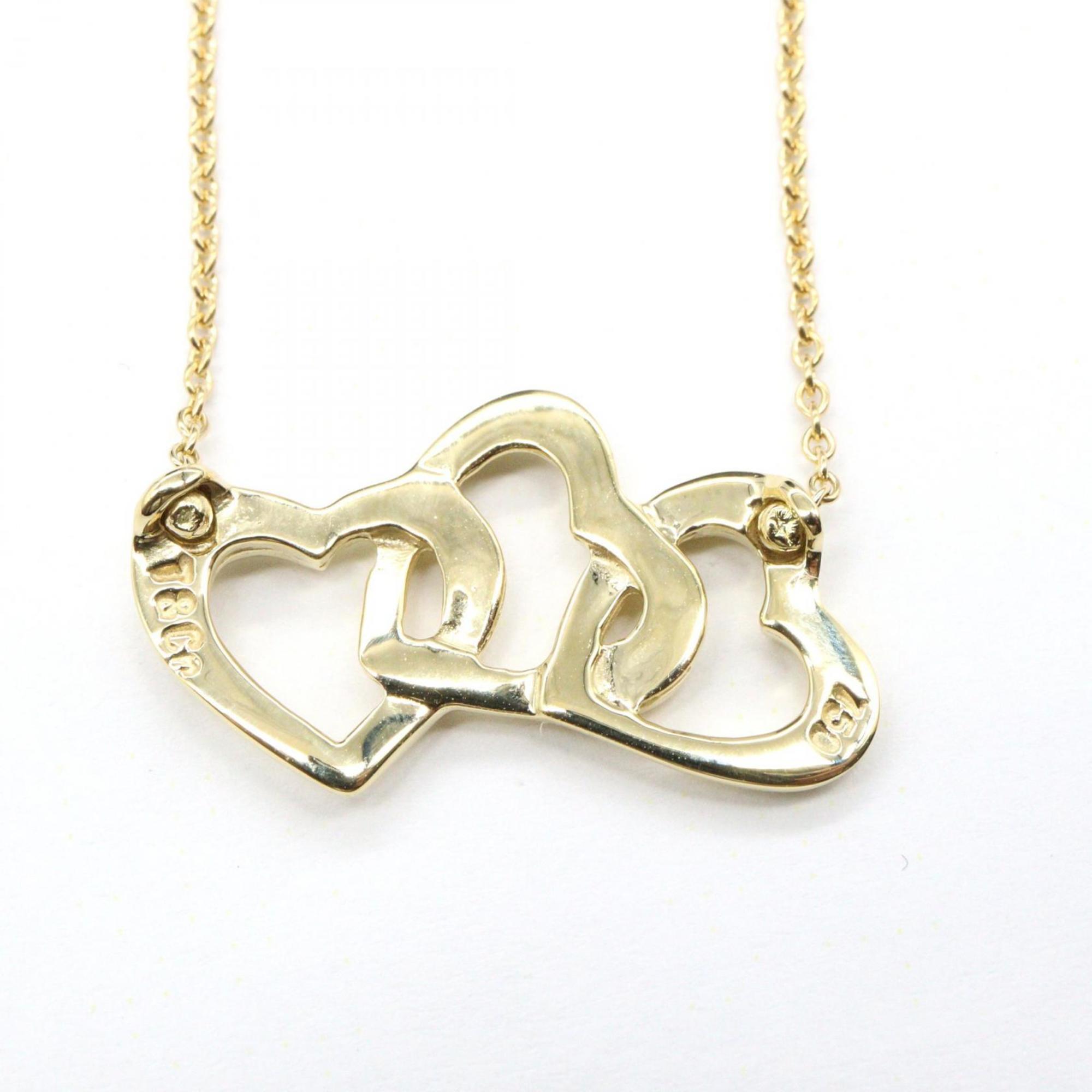 Tiffany & Co. Triple Heart Necklace 18K Yellow Gold Women’s - Photo 3