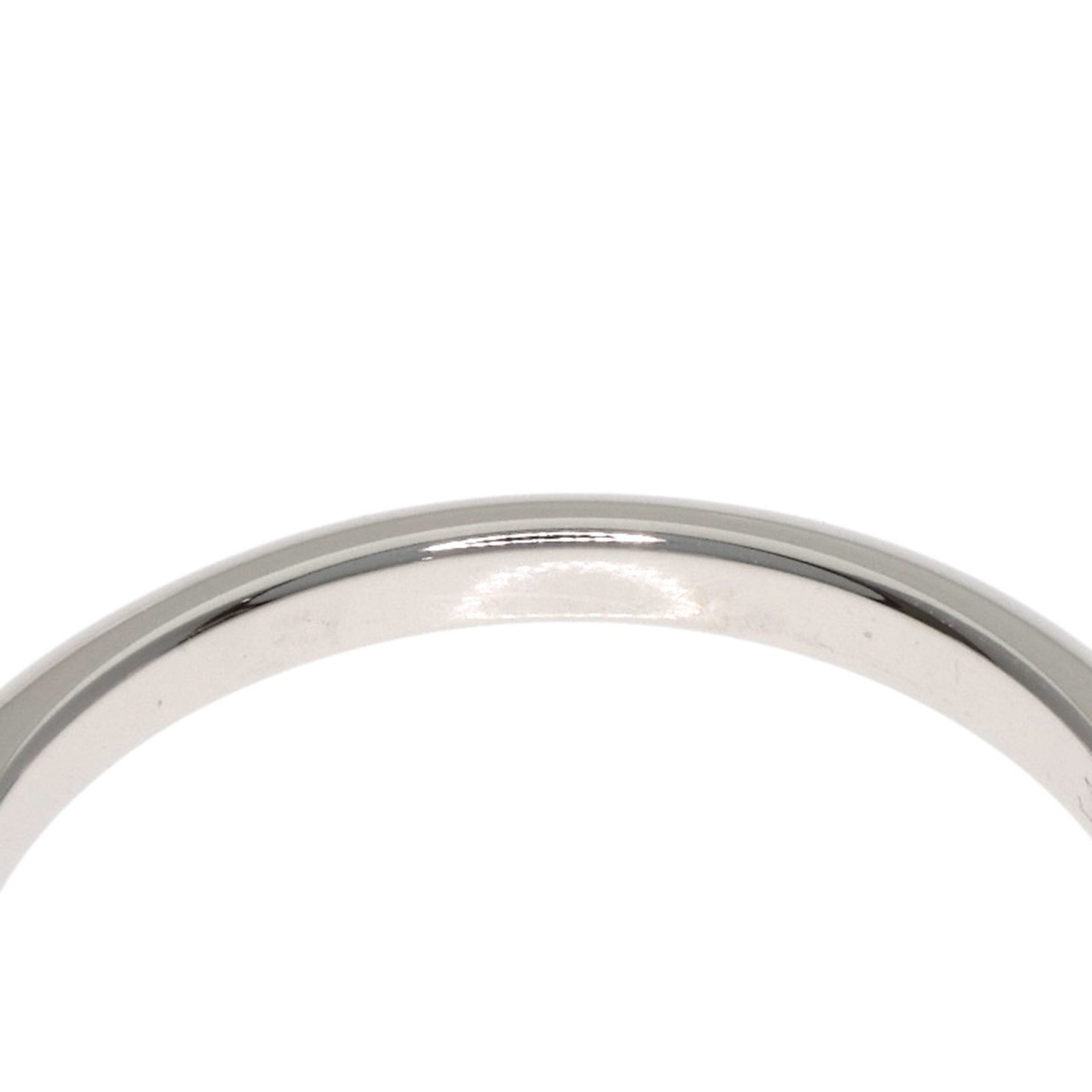 Tiffany & Co. Platinum PT950 Solitaire Diamond Ring for Women TIFFANY (Size L 1/2.5) - Photo 8
