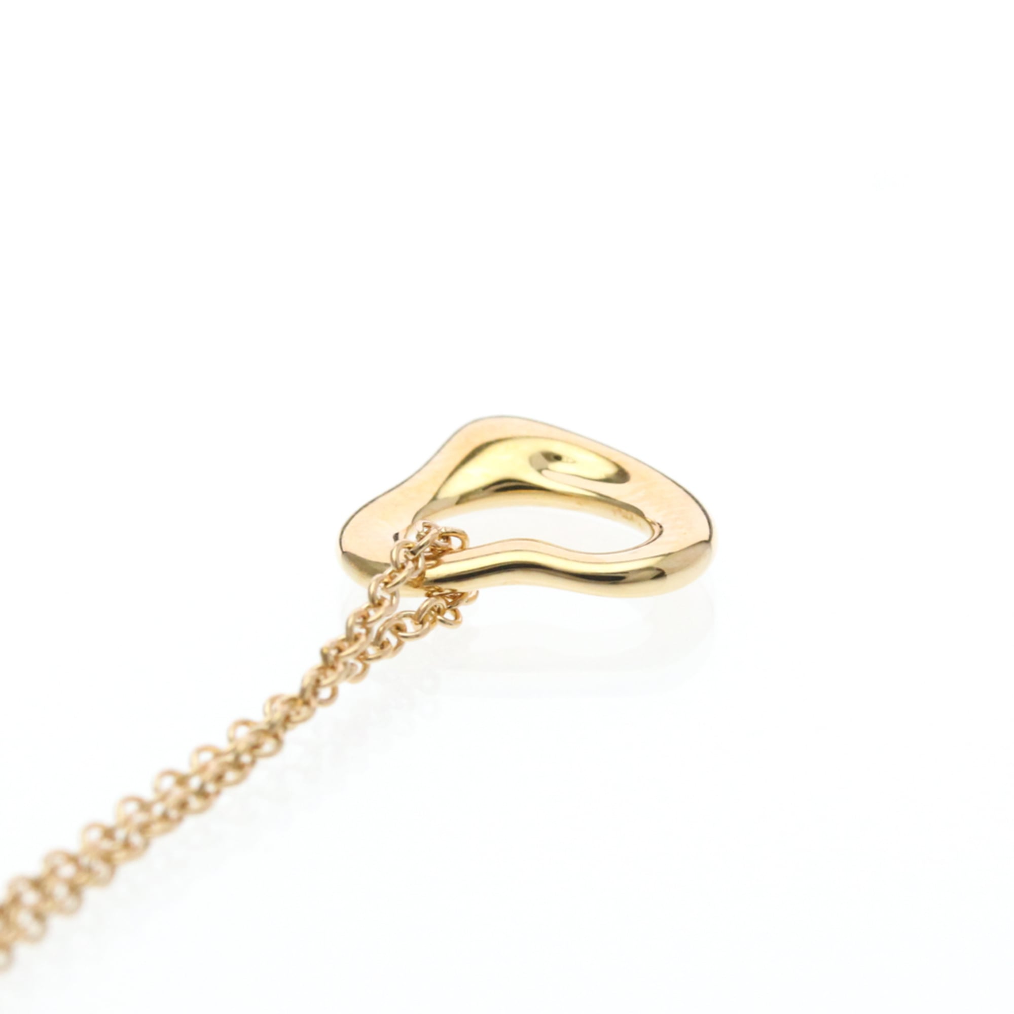 Tiffany Open Heart Pink Gold (18K) No Stone MenWomen Fashion Pendant Necklace (Pink Gold) - Photo 6