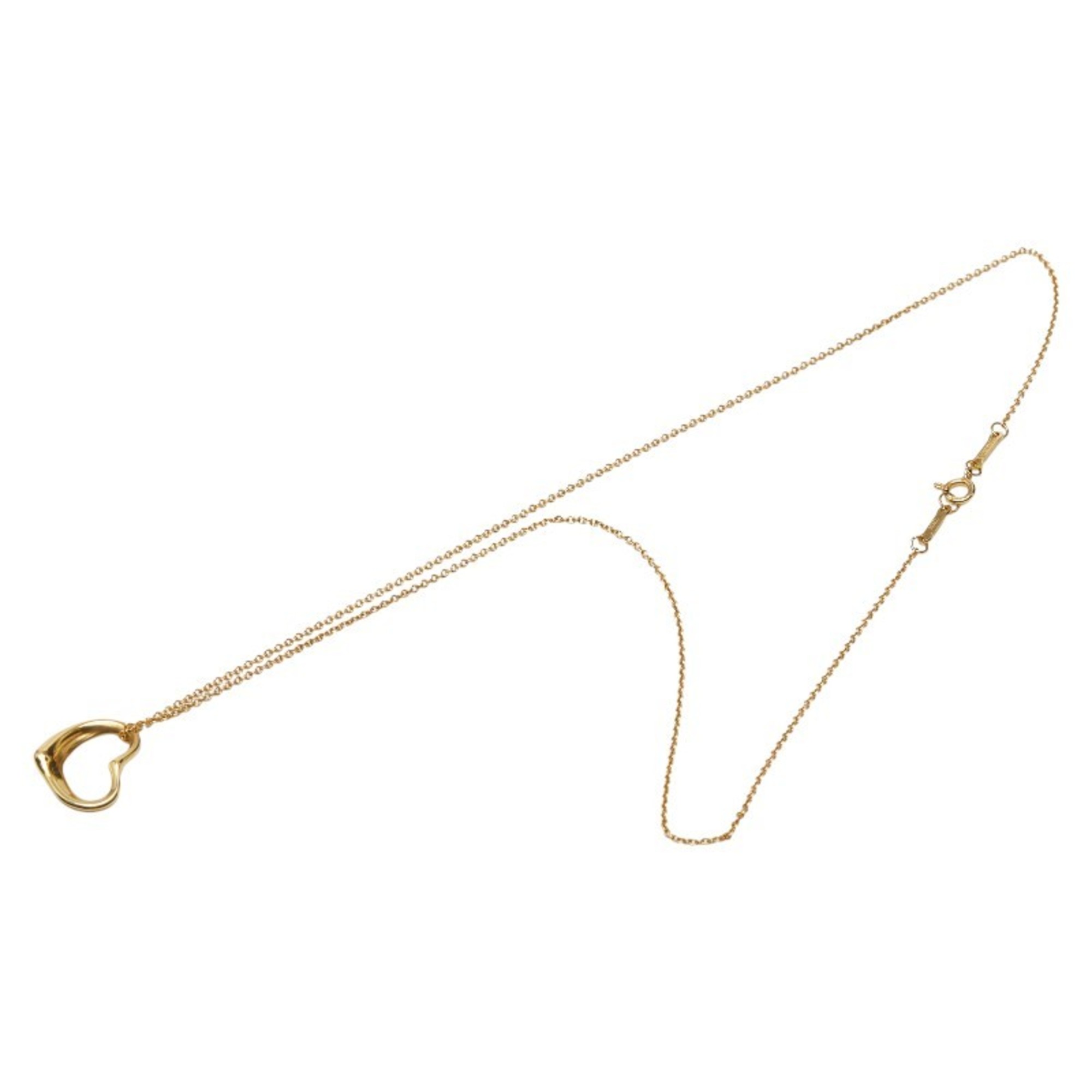 Tiffany & Co. Open Heart Necklace in 18K Yellow Gold for Women. - Photo 4
