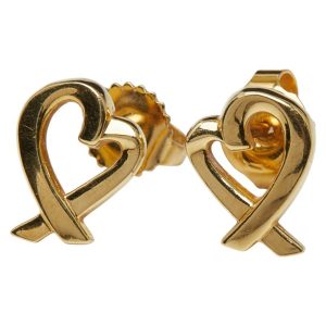 Tiffany & Co. Loving Heart Earrings in 18K Yellow Gold for Women. TIFFANY - Photo 1