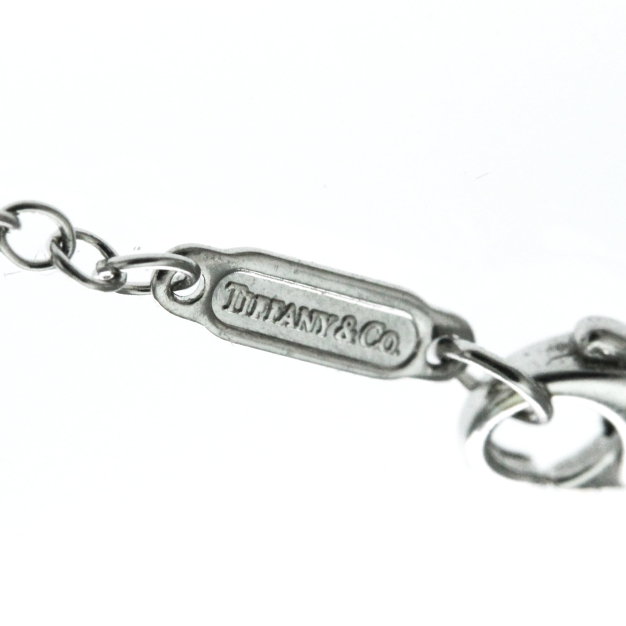Tiffany Ribbon Diamond Bracelet White Gold (18K) Diamond Charm Bracelet Silver - Photo 10