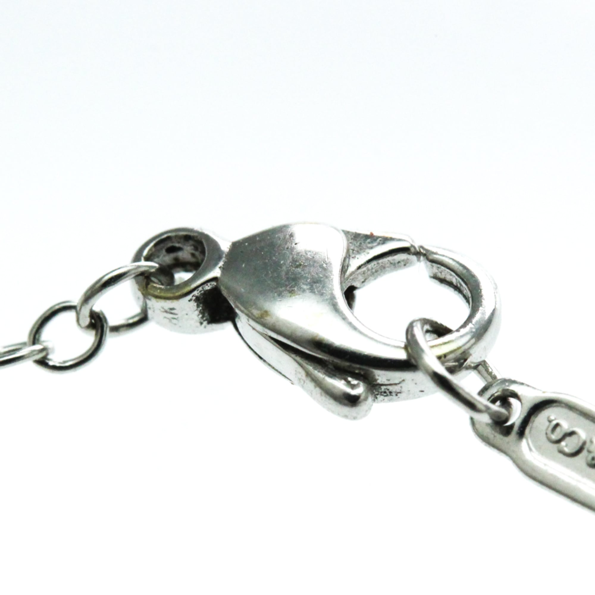 Tiffany Ribbon Diamond Bracelet White Gold (18K) Diamond Charm Bracelet Silver - Photo 11
