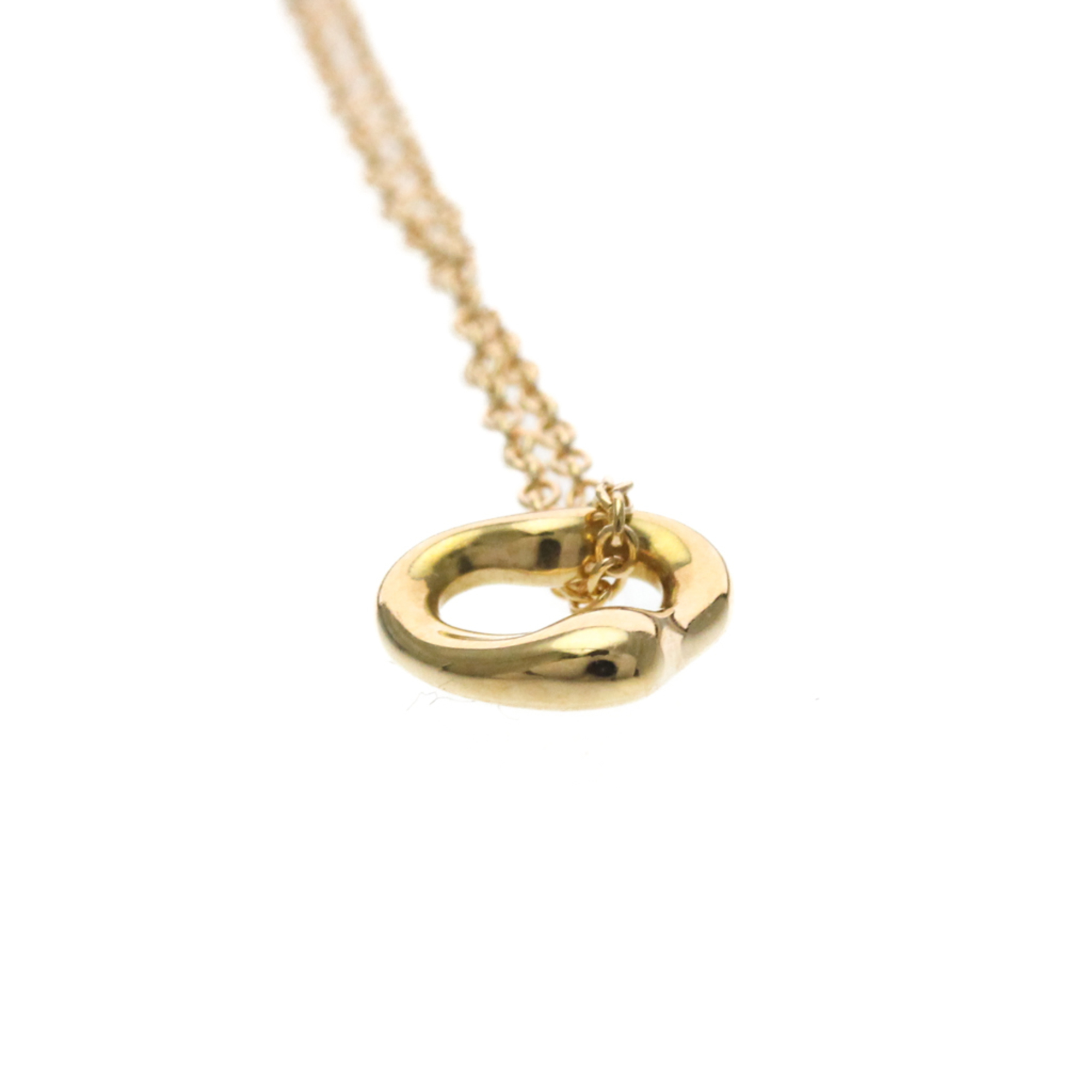 Tiffany Open Heart Extra Mini Necklace Pink Gold (18K) No Stone MenWomen Fashion Pendant Necklace (Pink Gold) - Photo 4