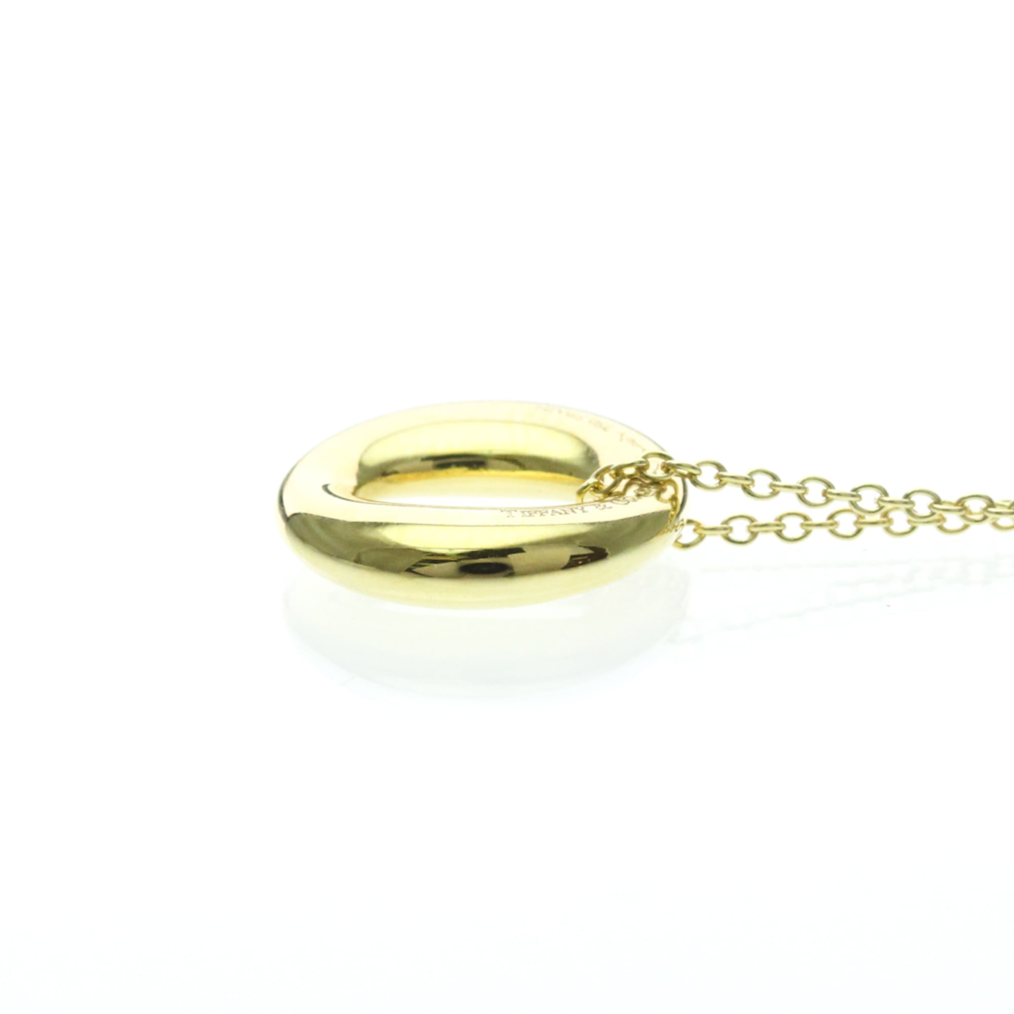 Tiffany Seviana Necklace Yellow Gold (18K) No Stone WomenMen Fashion Pendant Necklace (Gold) - Photo 3