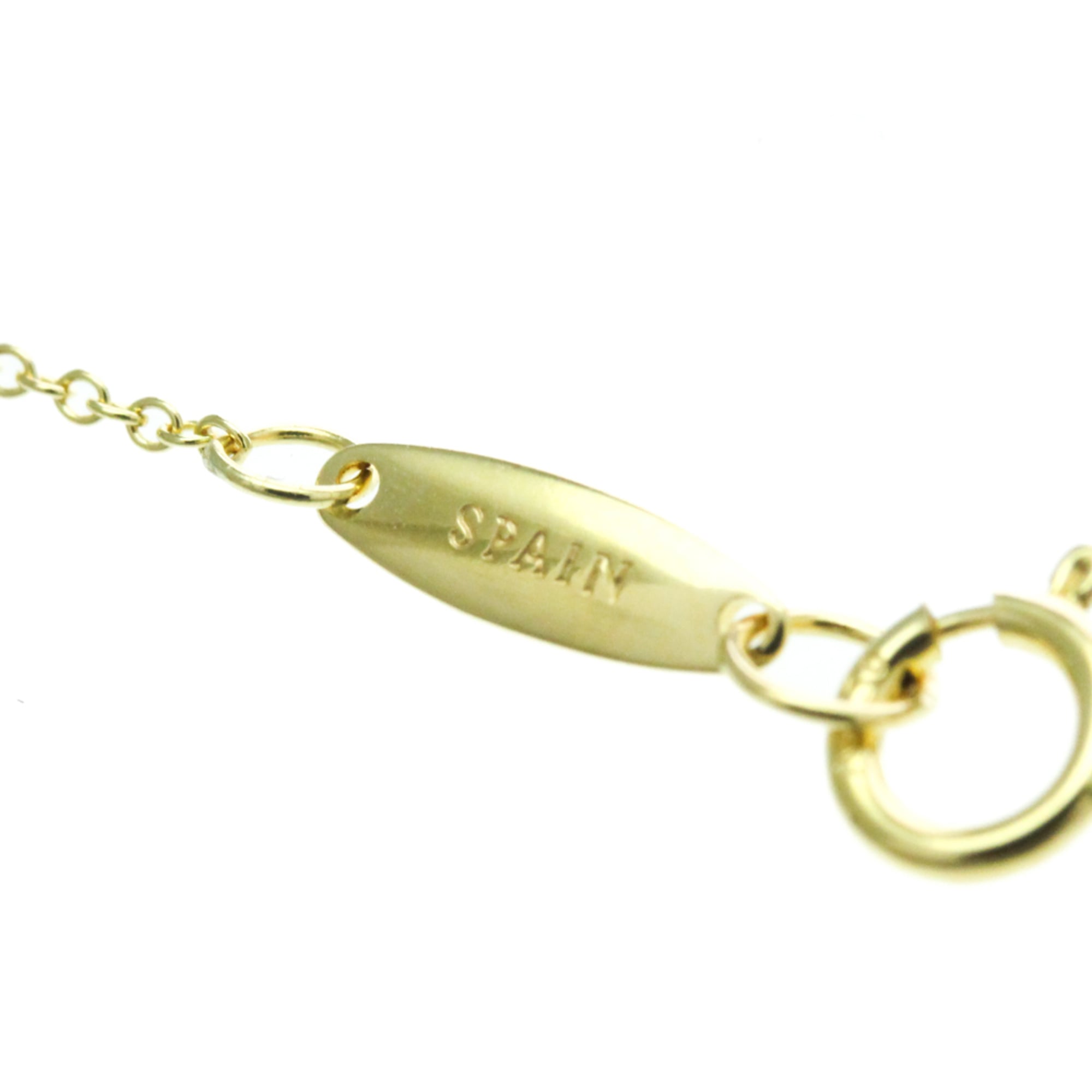 Tiffany Open Heart Extra Mini Necklace Yellow Gold (18K) No Stone MenWomen Fashion Pendant Necklace (Gold) - Photo 6