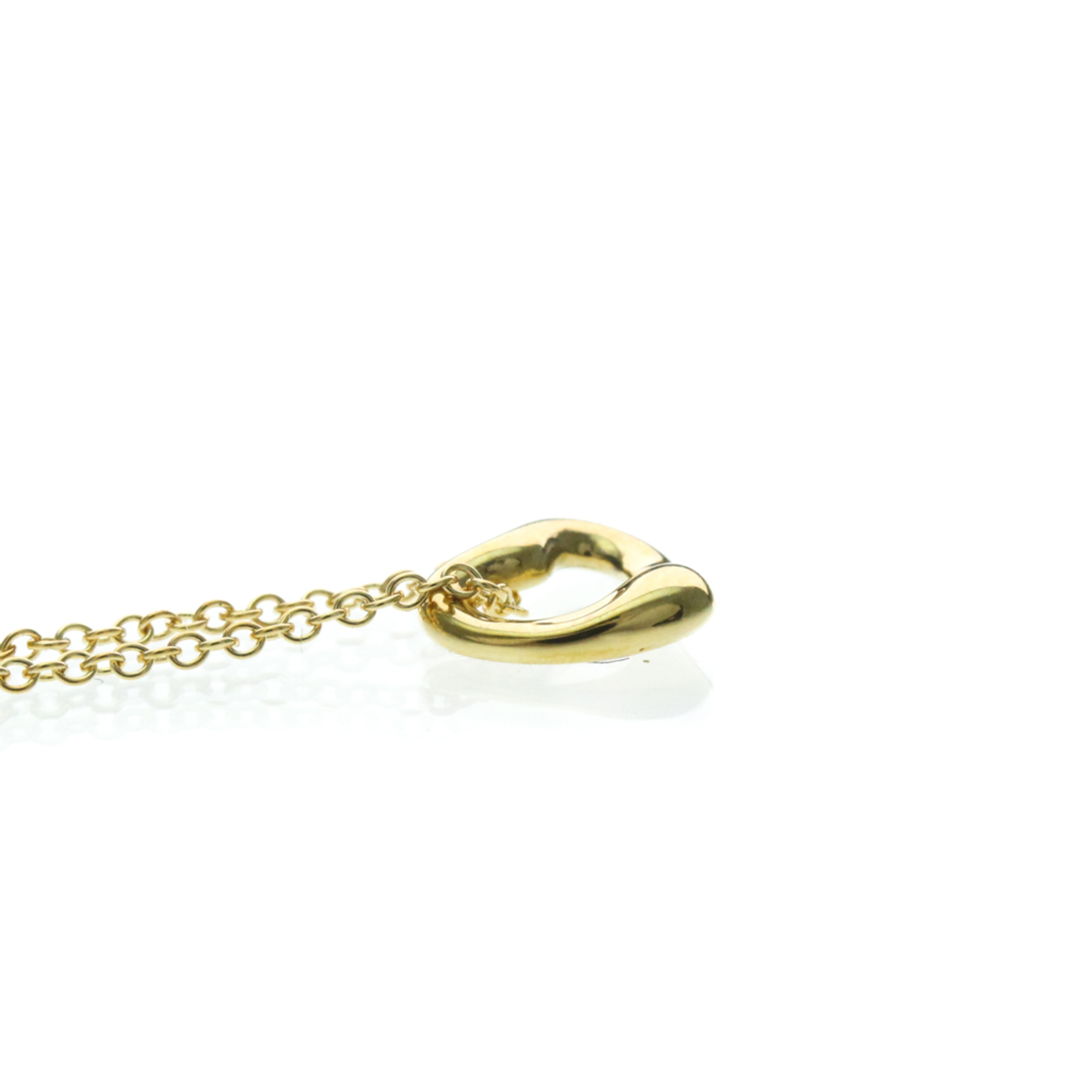 Tiffany Open Heart Extra Mini Necklace Yellow Gold (18K) No Stone MenWomen Fashion Pendant Necklace (Gold) - Photo 14