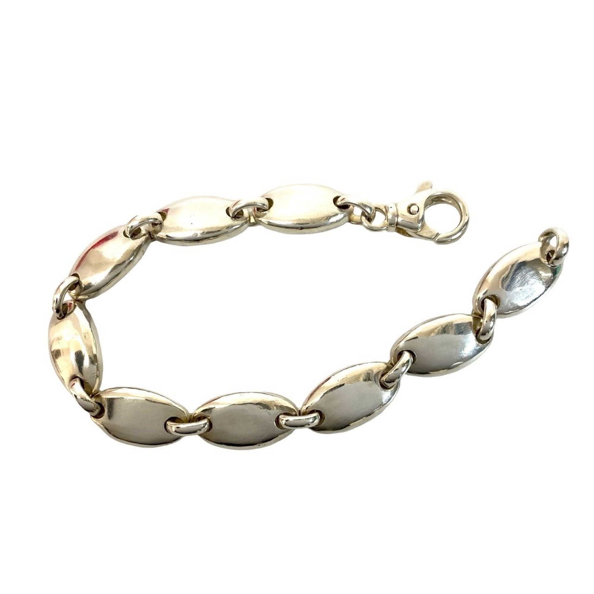 TIFFANY & Co. Tiffany Pebble Sterling Silver 925 Bracelet Bangle Jewelry 47571 - Photo 3