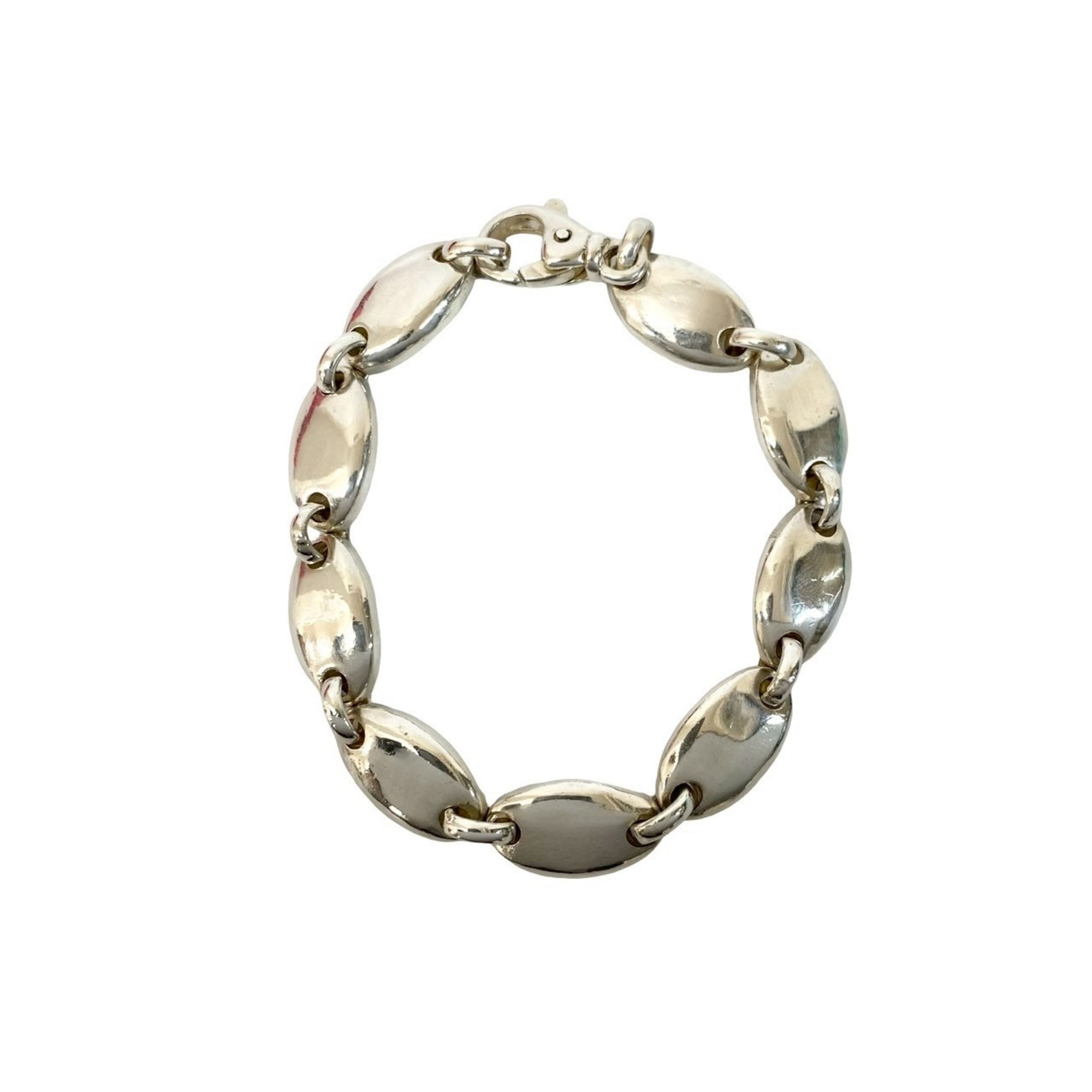 TIFFANY & Co. Tiffany Pebble Sterling Silver 925 Bracelet Bangle Jewelry 47571 - Photo 4