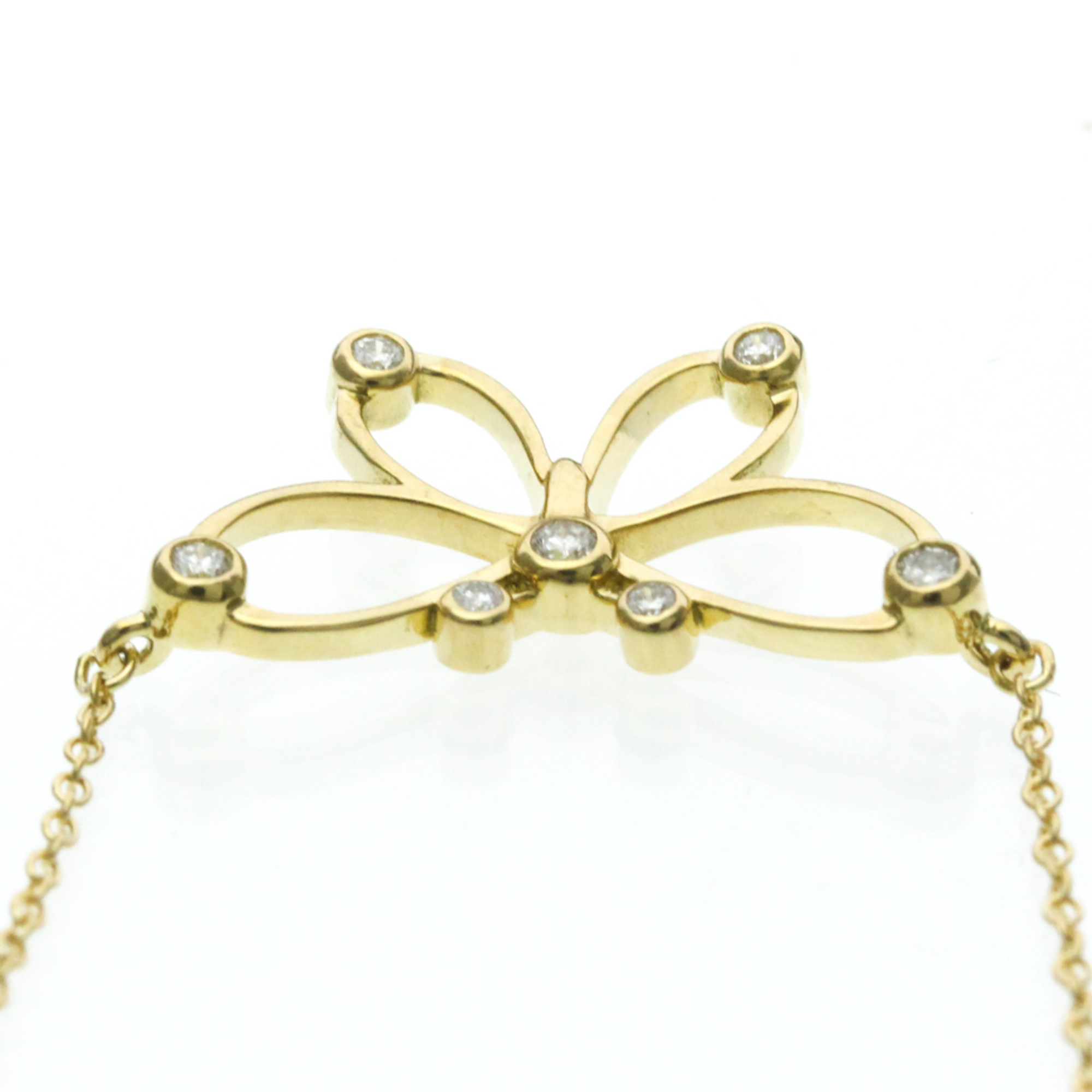 Tiffany Butterfly Diamond Necklace Yellow Gold (18K) Diamond WomenMen Fashion Pendant Necklace (Gold) - Photo 5