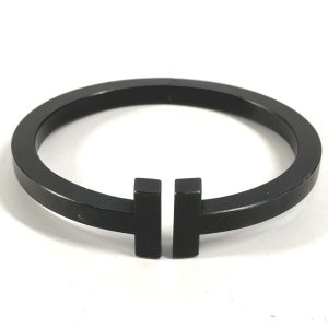 TIFFANY & Co. Tiffany T-Square Bangle Stainless Steel Women’s Black - Photo 1