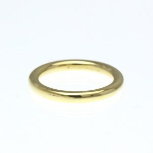 Tiffany Wedding Ring Yellow Gold (18K) Fashion No Stone Wedding Ring Gold (Size K 1/2.5) - Photo 1