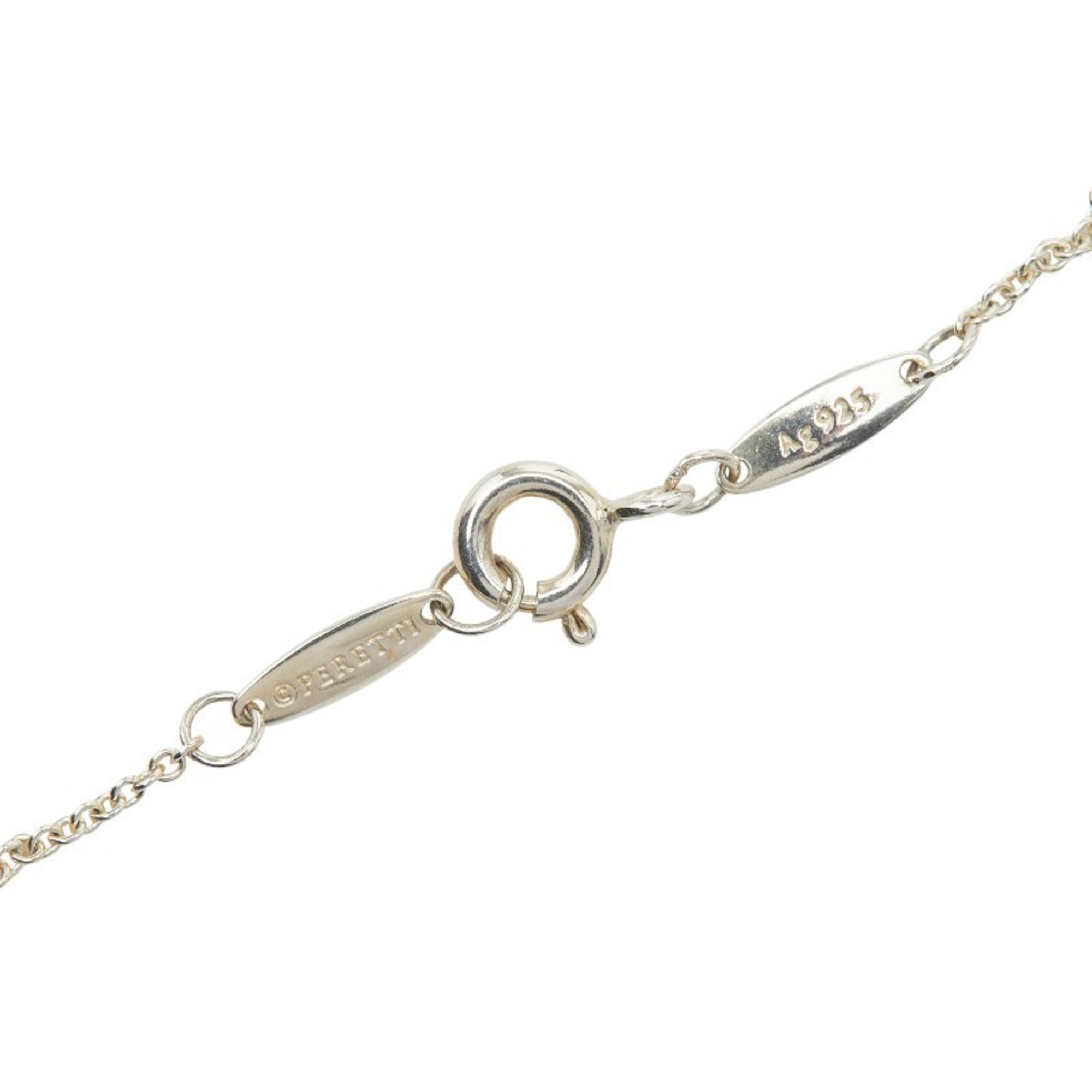 Tiffany & Co. Elsa Peretti Color by the Yard Aquamarine Necklace in Silver and Blue SV925 for Women. - Photo 6