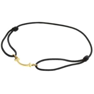 Tiffany T Smile Mini Cord Bracelet in 18K Yellow Gold for Women - Photo 1
