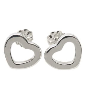 Tiffany & Co. Heart Earrings SV925 and K14WG approximately 3.0g Silver Women’s. - Photo 1