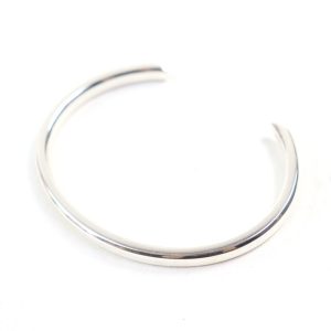 TIFFANY & Co. Tiffany Makers Narrow AG925 Silver Bangle with Logo Engraving Weight 16.06g Recommended for Men - Photo 1