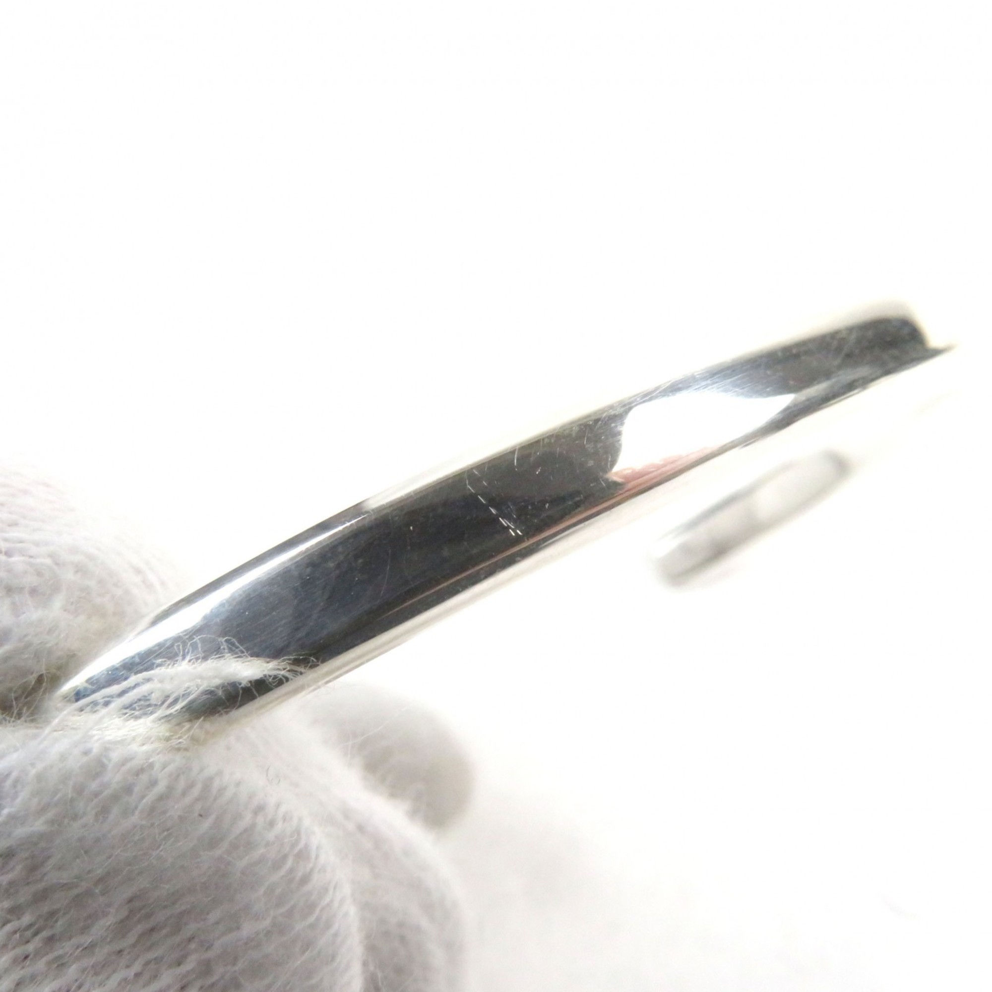 TIFFANY & Co. Tiffany Makers Narrow AG925 Silver Bangle with Logo Engraving Weight 16.06g Recommended for Men - Photo 11