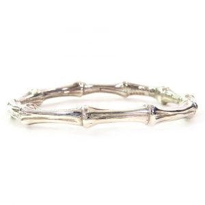 TIFFANY & Co. Tiffany Bamboo Bangle SV925 Silver Weight 23.6g Women’s - Photo 1
