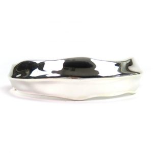 TIFFANY & Co. Tiffany Leaf Bangle 925 Silver Old Accessory Bracelet Weight 30.4g Women’s - Photo 1