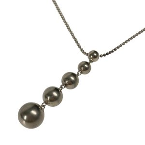 TIFFANY & Co. Tiffany Hardware Ball 5-Ball Necklace in SV925 Silver for Women - Photo 1