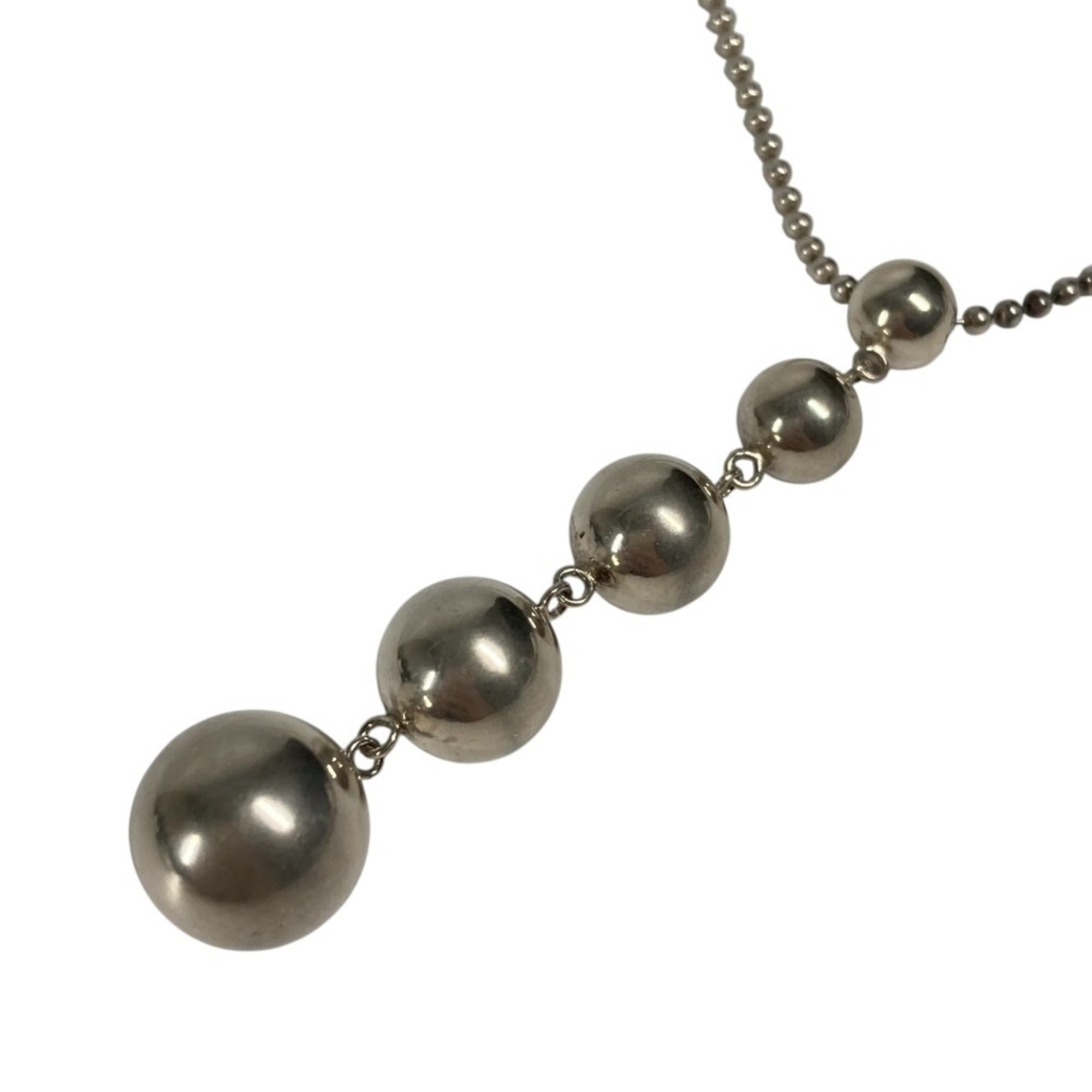 TIFFANY & Co. Tiffany Hardware Ball 5-Ball Necklace in SV925 Silver for Women - Photo 3
