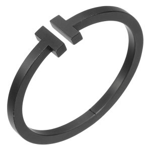 Tiffany & Co. T-Square Bracelet approximately 17.5cm wrist circumference stainless steel 20.68g - Photo 1