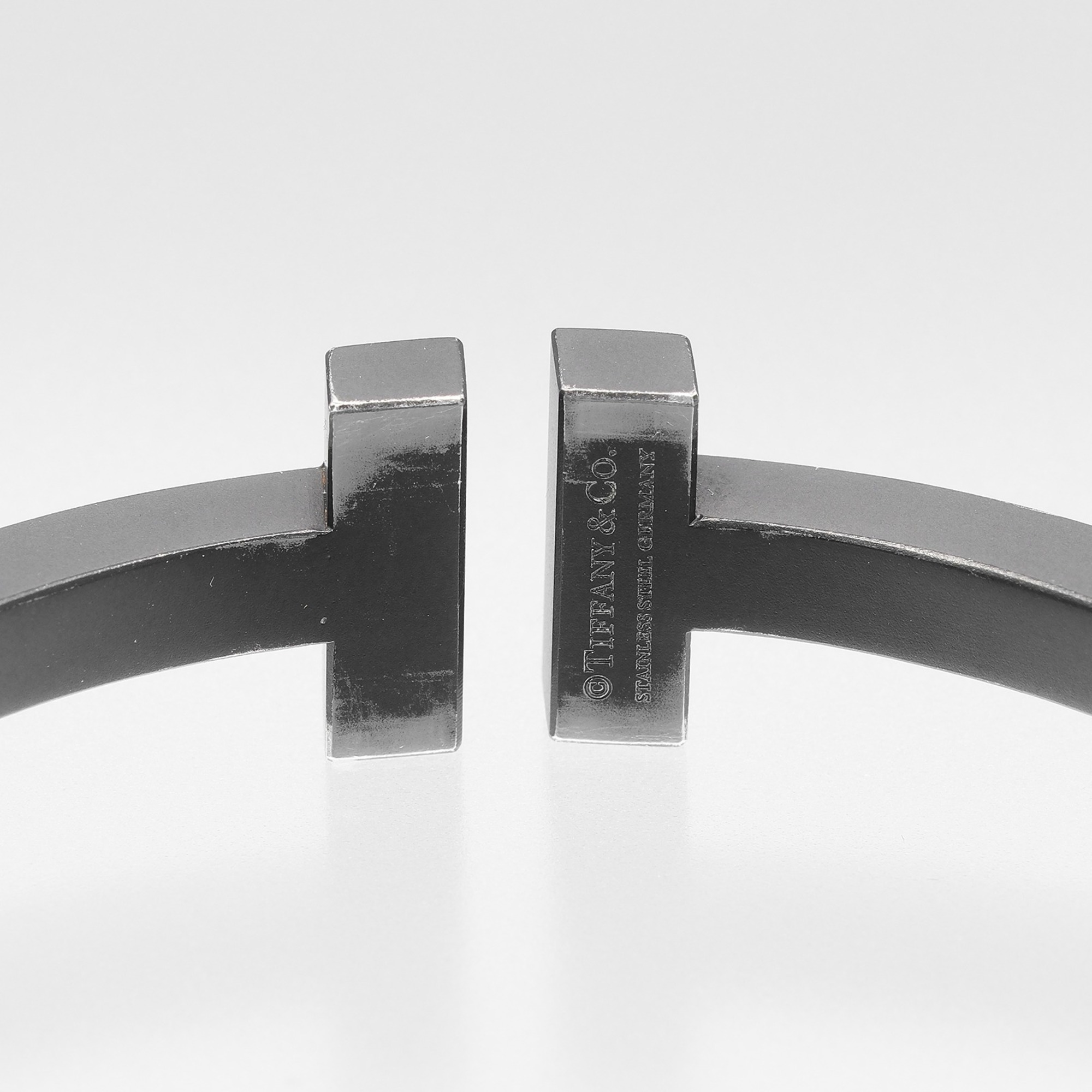 Tiffany & Co. T-Square Bracelet approximately 17.5cm wrist circumference stainless steel 20.68g - Photo 4