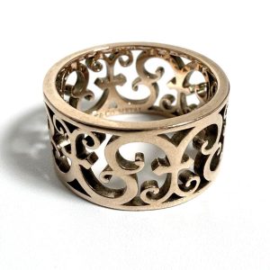 Tiffany Women’s Enchant Wide Ring in Rubedo Metal (Size UK K 1/2) - Photo 1