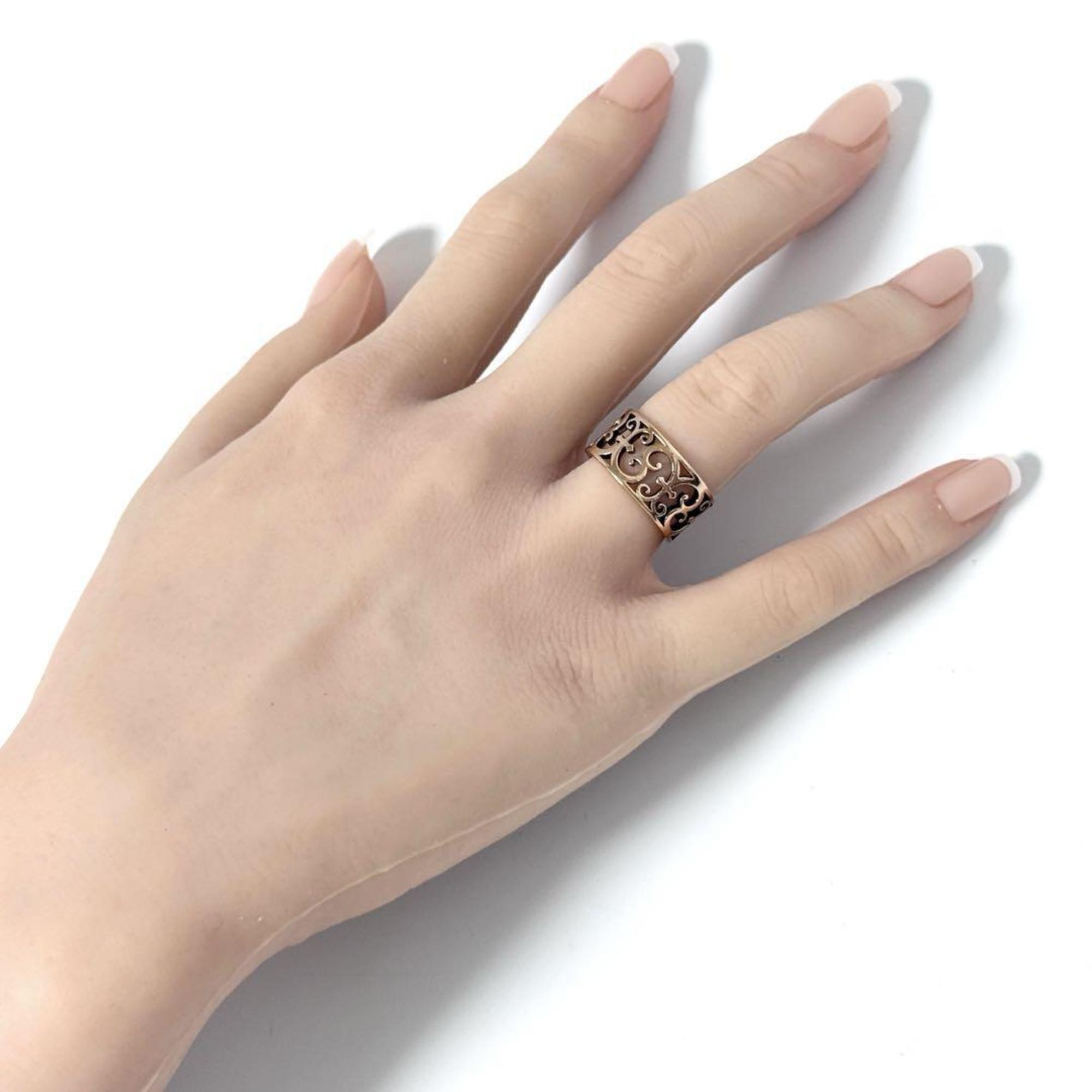 Tiffany Women’s Enchant Wide Ring in Rubedo Metal (Size UK K 1/2) - Photo 10