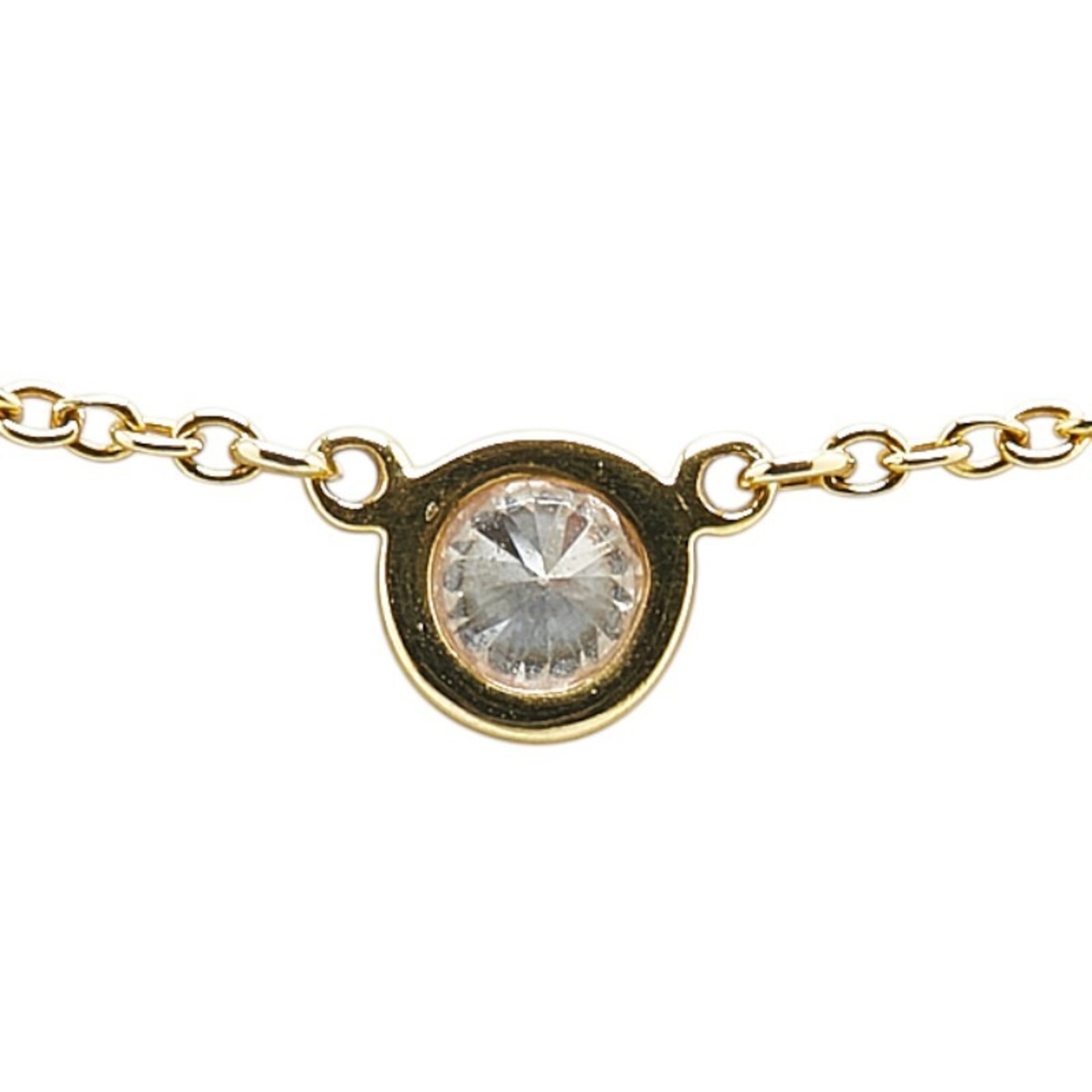 Tiffany & Co. by the Yard Diamond Necklace K18YG Yellow Gold Women’s TIFFANY - Photo 3