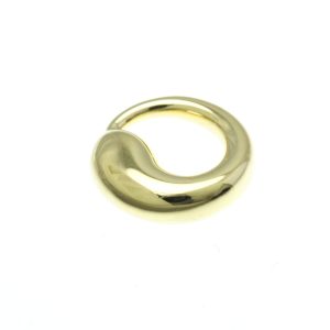 Tiffany Eternal Circle Yellow Gold (18K) No Stone MenWomen Fashion Pendant Necklace (Gold) - Photo 1
