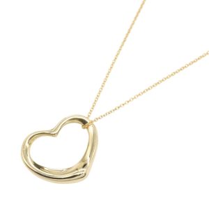 Tiffany & Co. Open Heart Necklace Medium 18K Yellow Gold Women’s - Photo 1