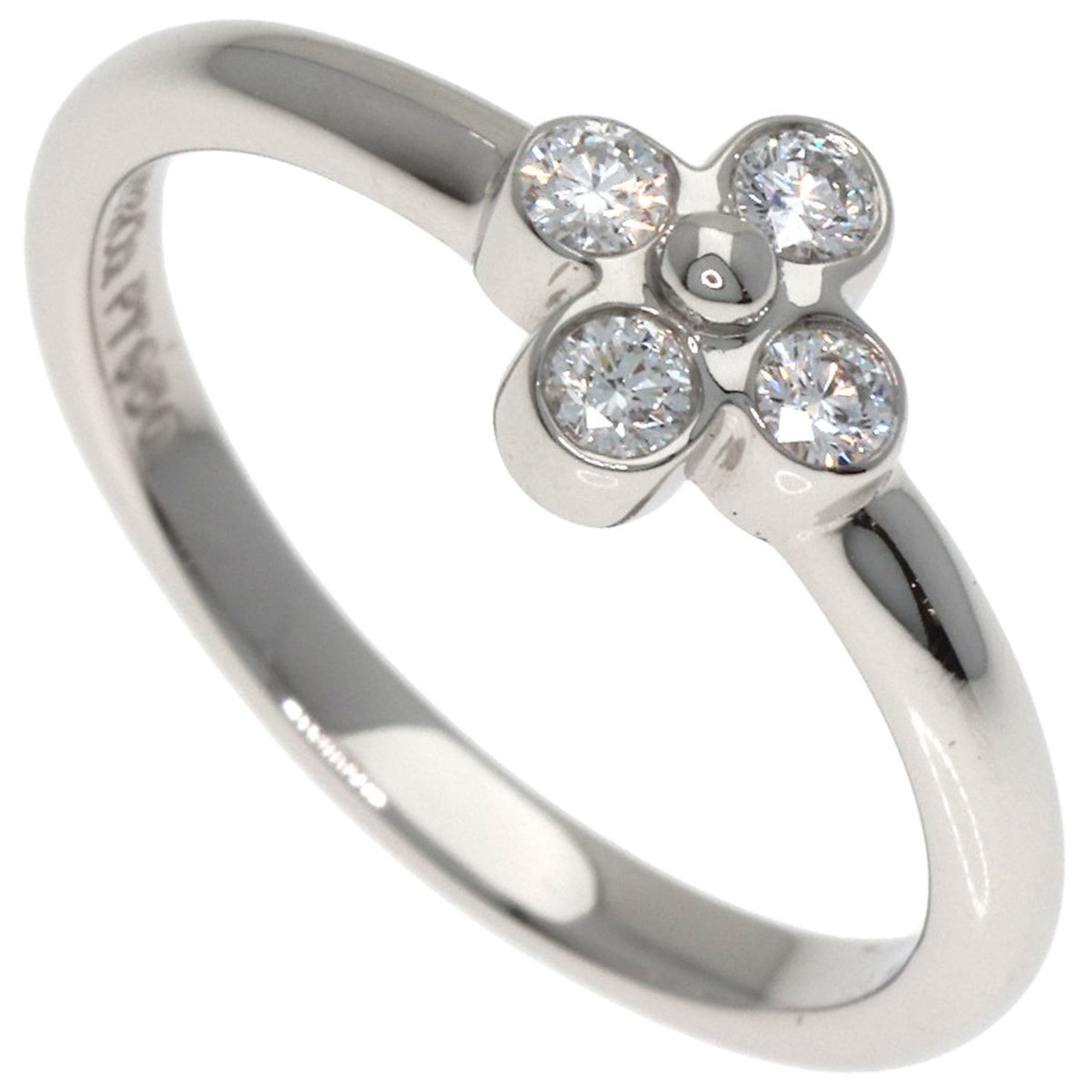 Tiffany & Co. Flower Lace Diamond Ring in Platinum (PT950) for Women (Size H.5) - Photo 1