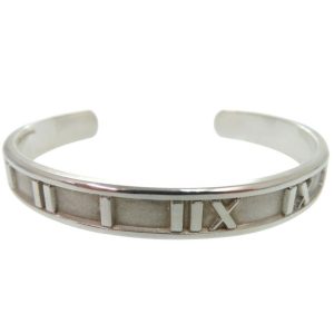 Tiffany Atlas Bangle Silver 925 2255 Ladies TIFFANY & Co. - Photo 1