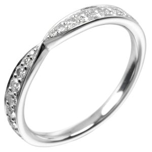 Tiffany & Co. Harmony Size H.5 ring Pt950 platinum diamond approx. 2.44g (Size H.5) - Photo 1